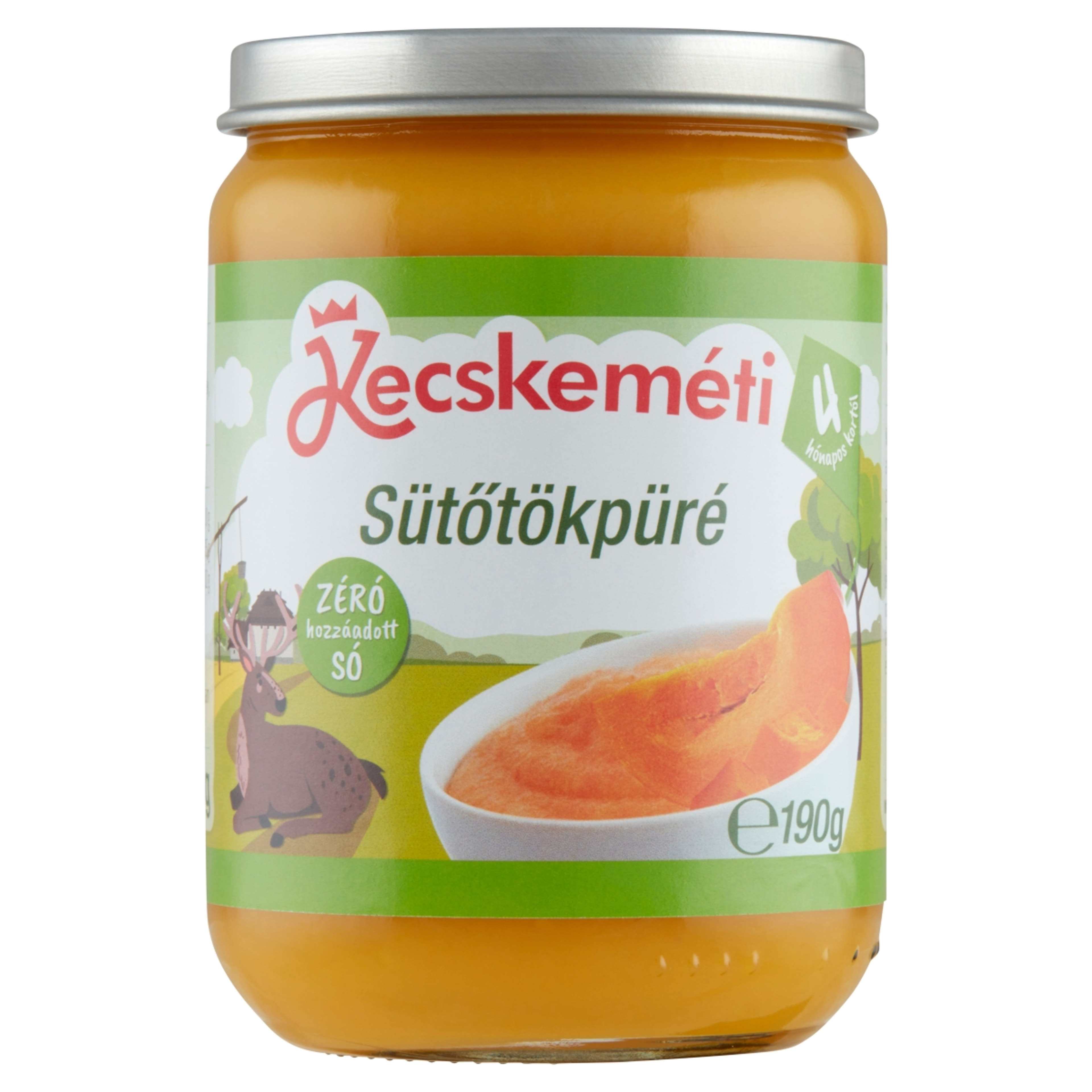 Kecskeméti Bébiétel Sütotök Ízesítéssel 4 Hónapos Kortól - 190 g-1