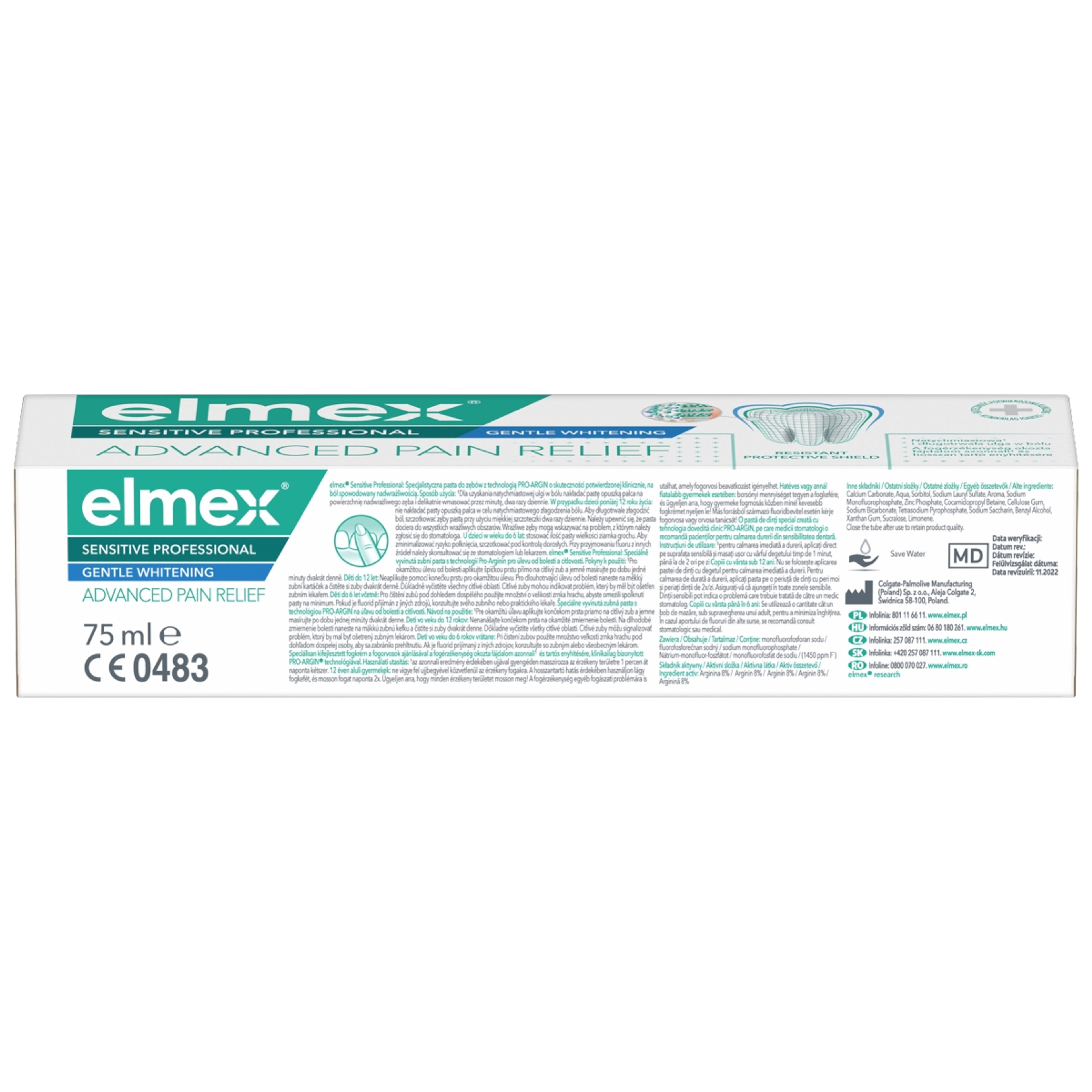 Elmex Sensitive Professional Whitening fogkrém érzékeny fogakra - 75 ml-3