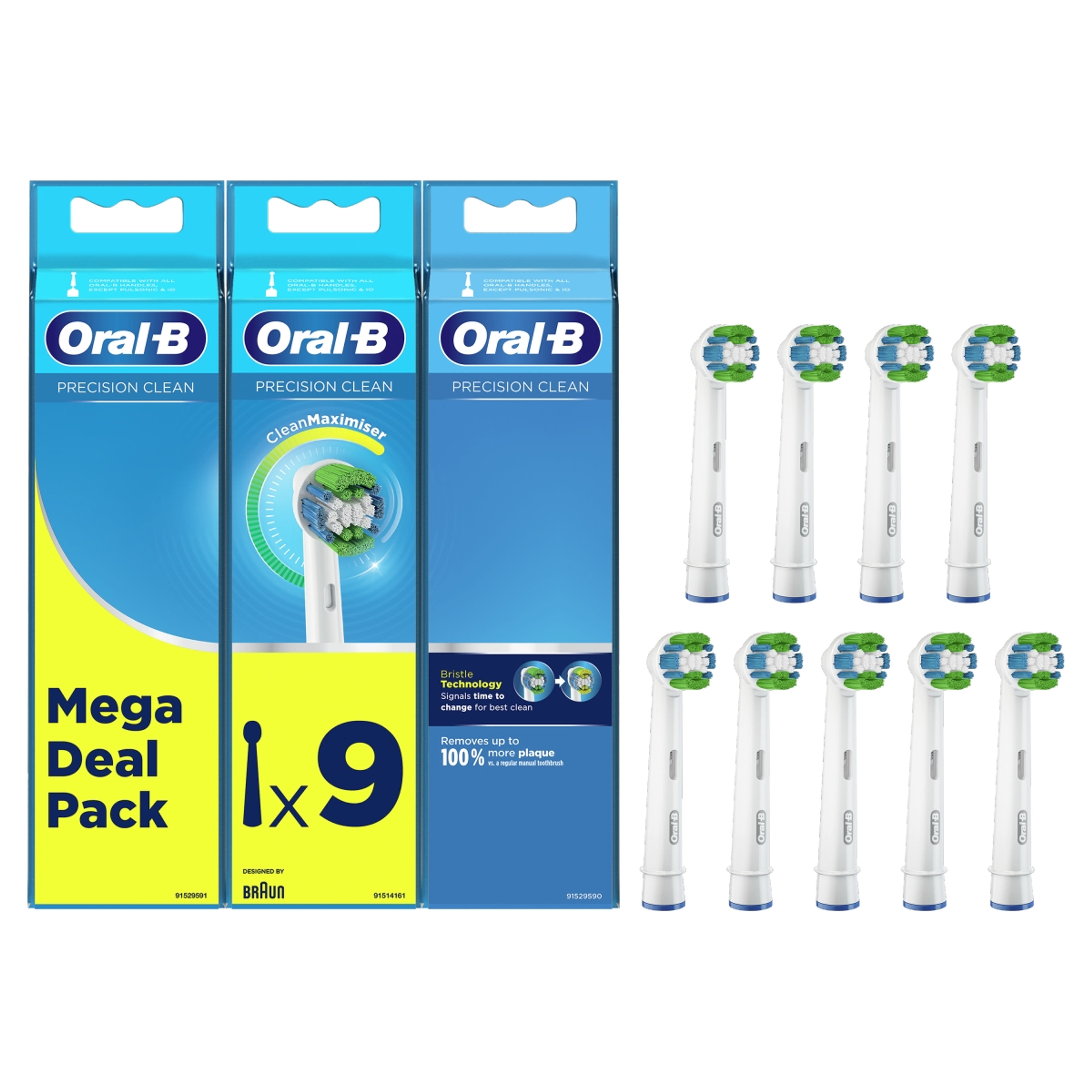 Oral-B Precision Clean elektromos fogkefe pótfej - 9 db-2