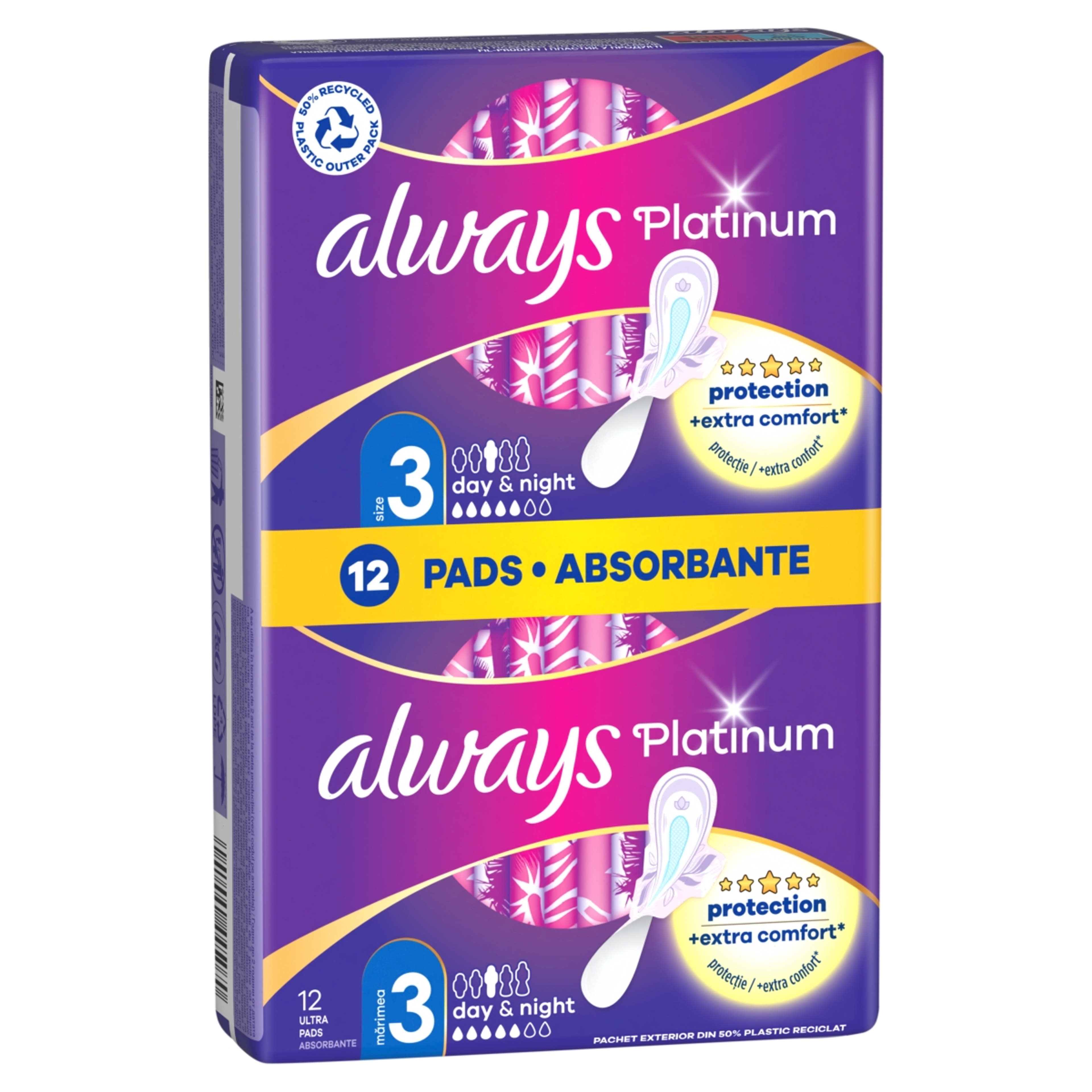 Always Platinum Duo Pack éjszakai egészségügyi betét - 12 db-2