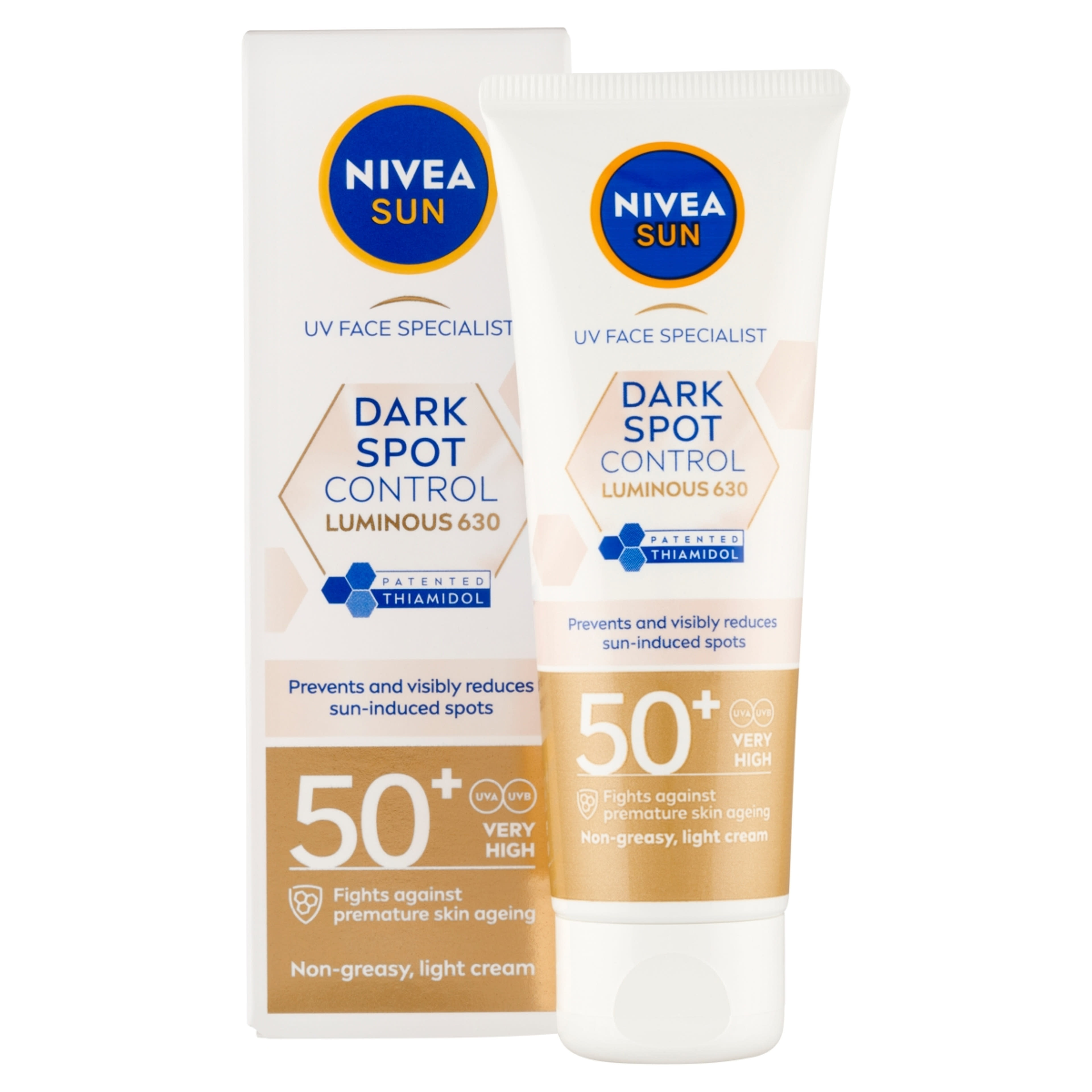 Nivea Sun Spot Control Luminous 630 napozó arckrém FF50 - 40 ml-2