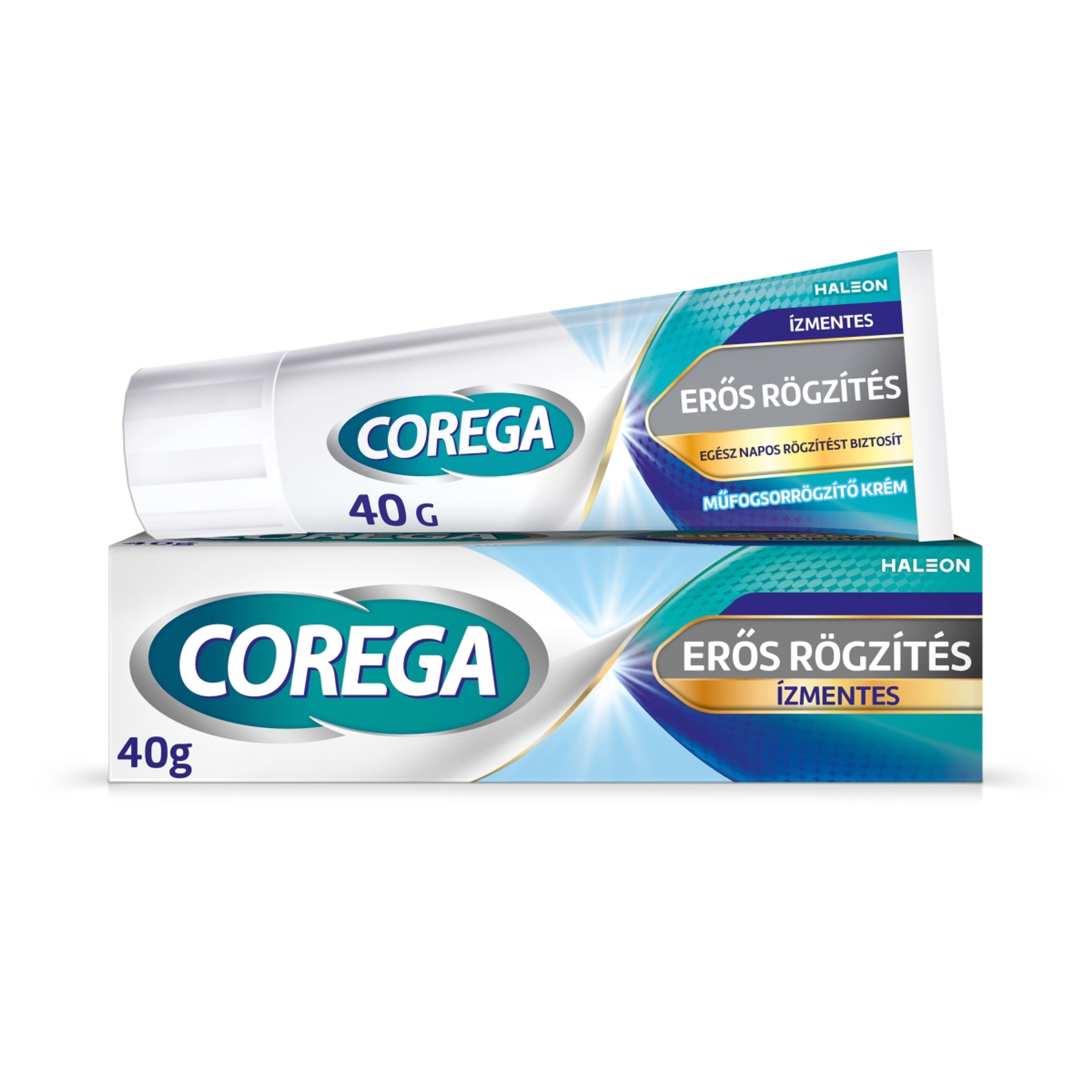 Corega ízmentes műfogsorrögzítő krém - 40 g-2
