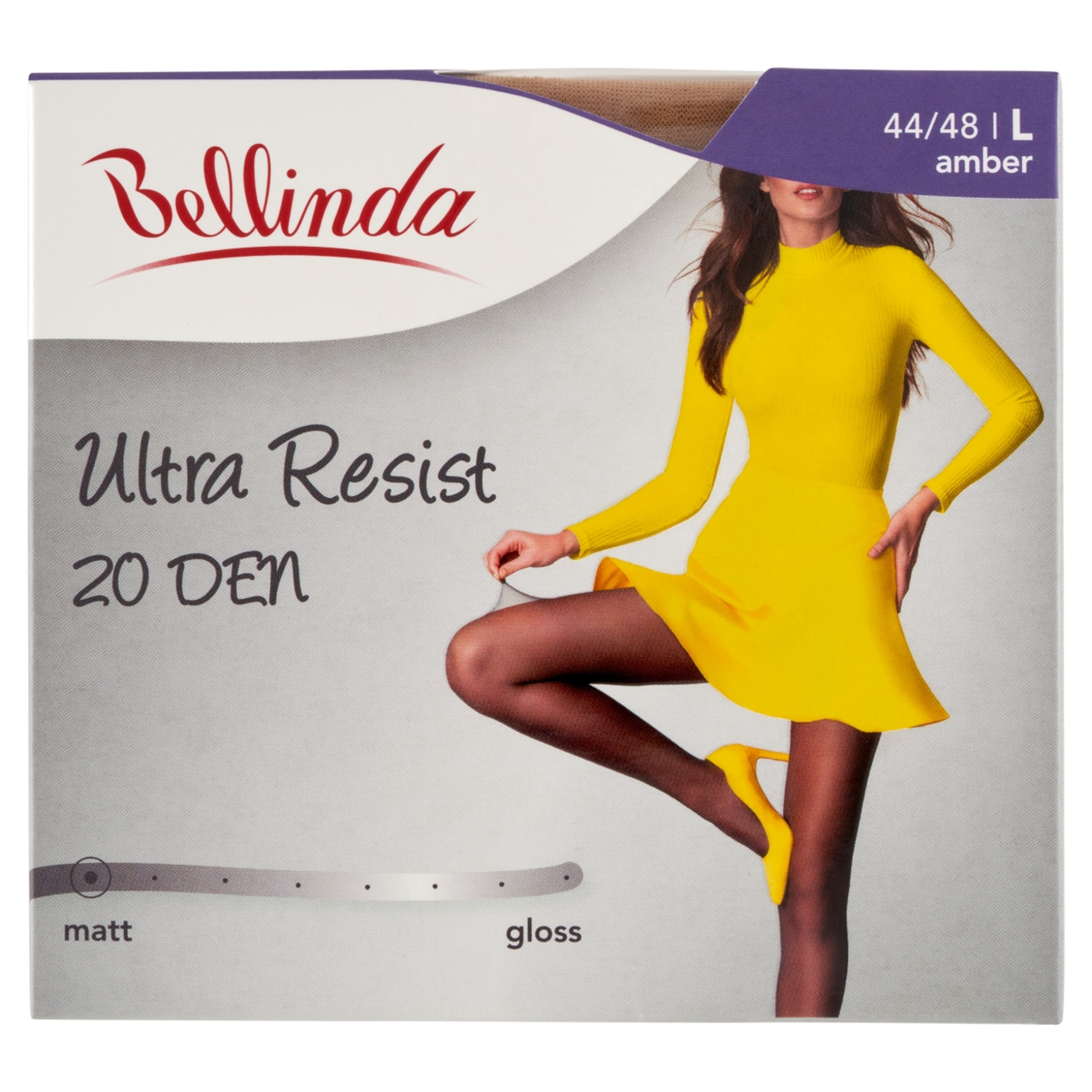 Bellinda Ultra Resist harisnya 20Den /amber L - 1 db-1