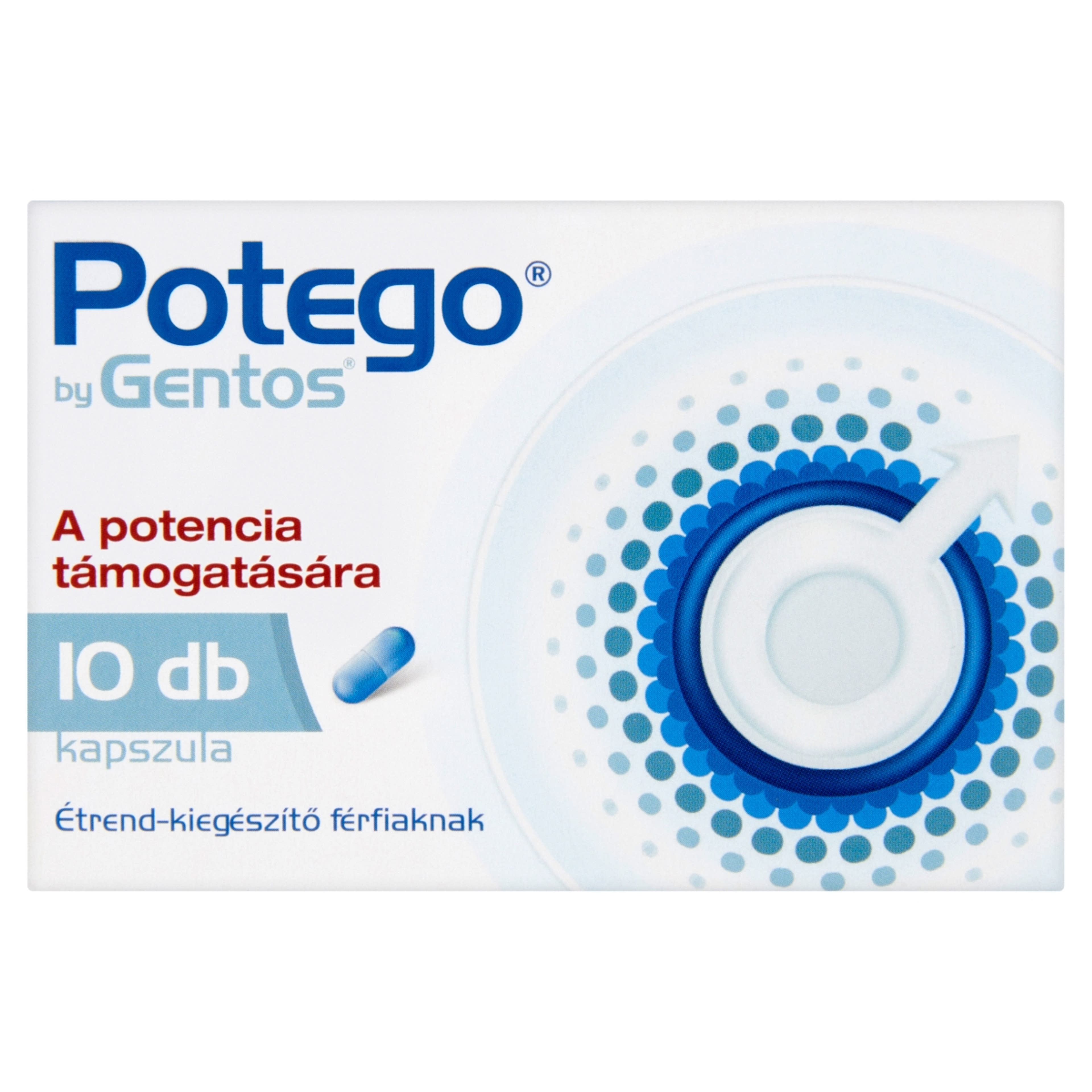 Gentos Potego Étrend-Kiegészítő Férfiaknak Kapszula - 10 db