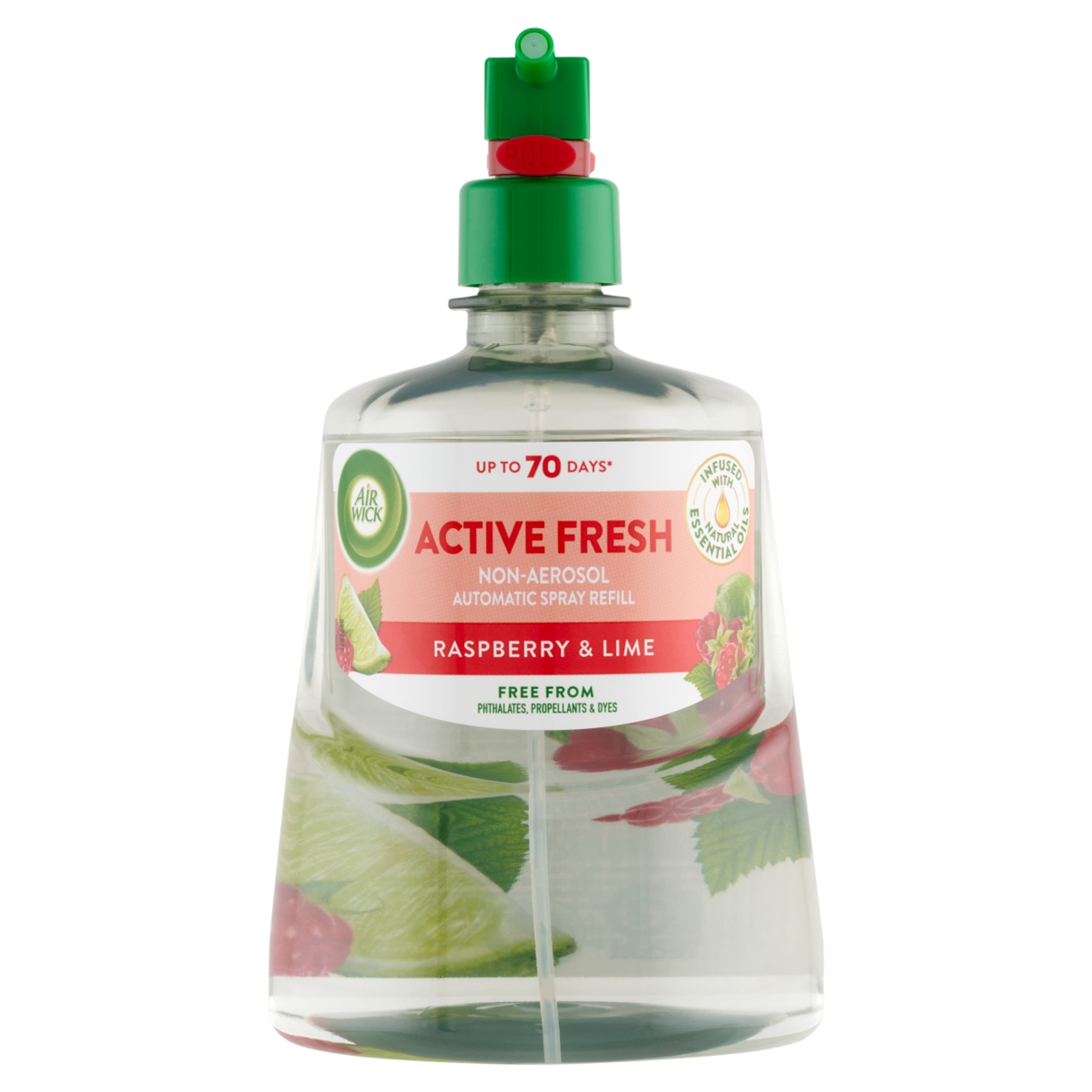 Air Wick Active Fresh légfrissítő utántöltő málna és lime illattal - 228 ml-1