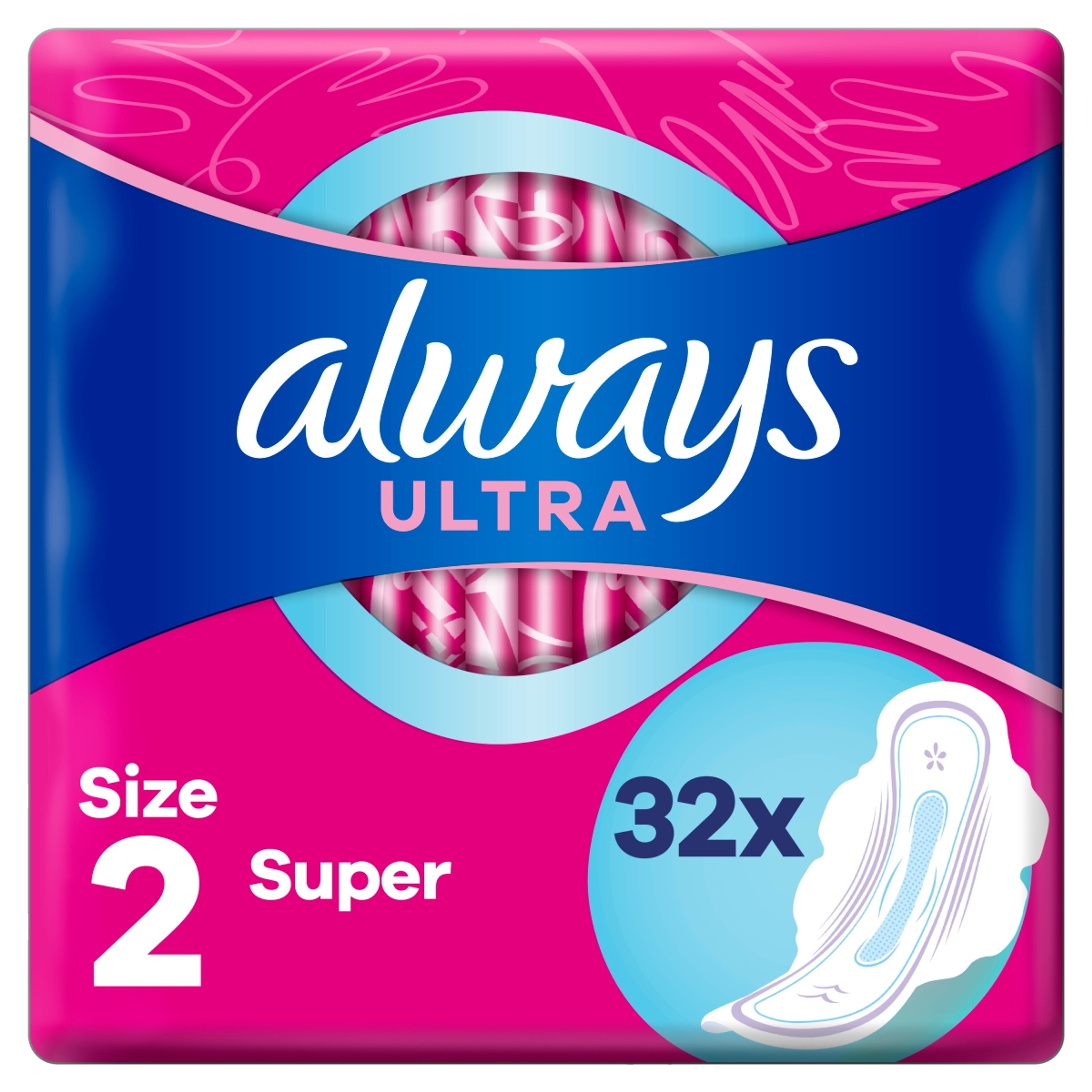 Always Ultra Super Plus intim betét - 32 db-7