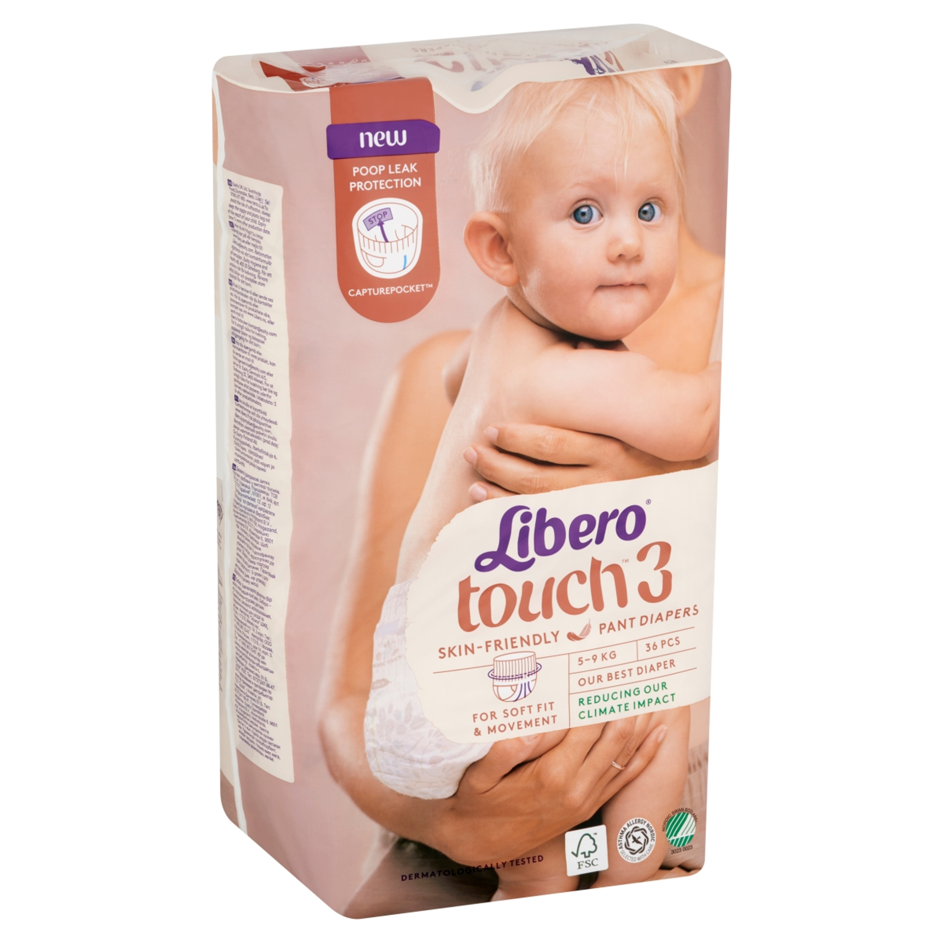 Libero Touch bugyipelenka 3-as 5-9 kg - 36 db-2