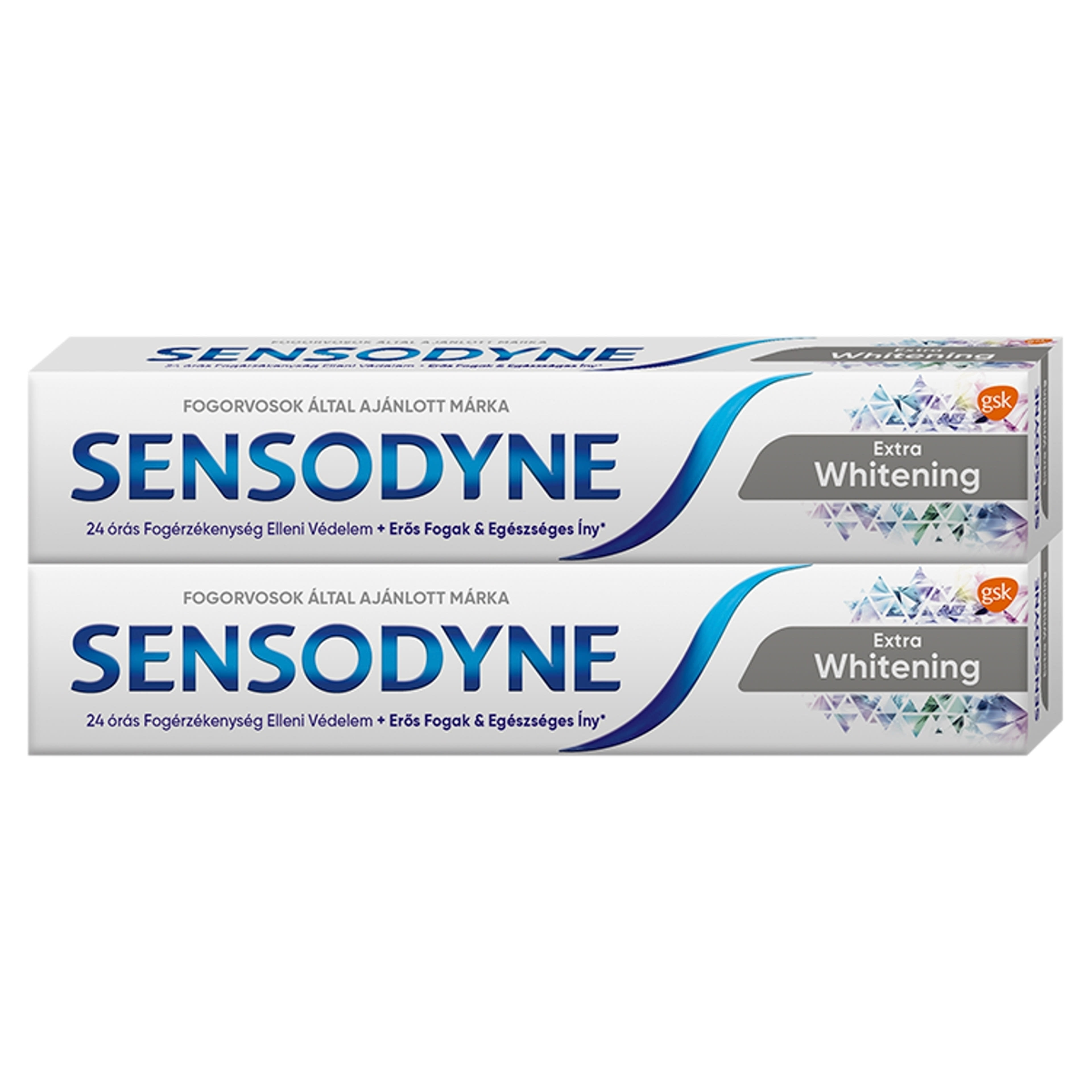 Sensodyne Extra Whitening fogkrém 2 x 75 ml - 150 ml