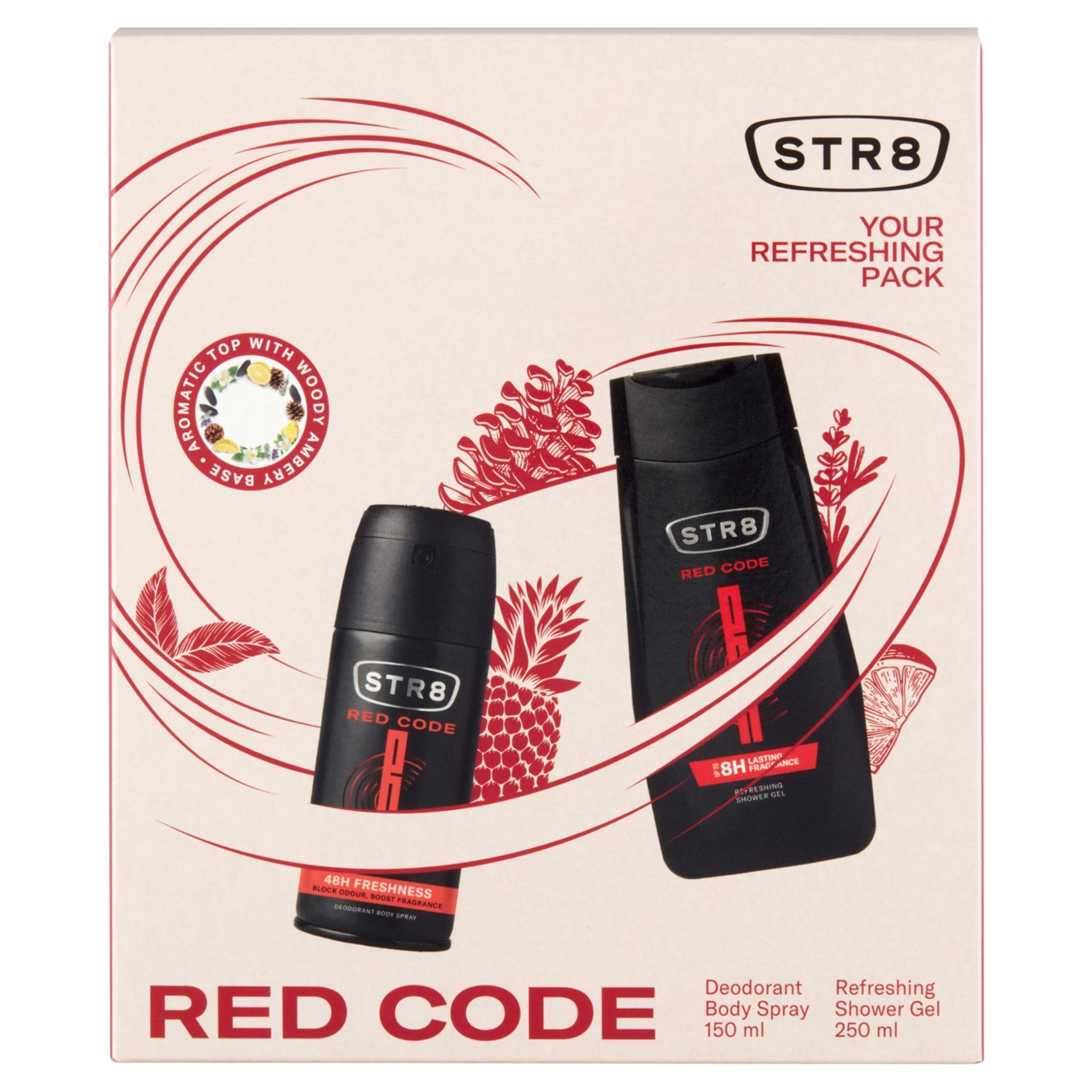 STR8 Red Code ajándékcsomag - 1 db
