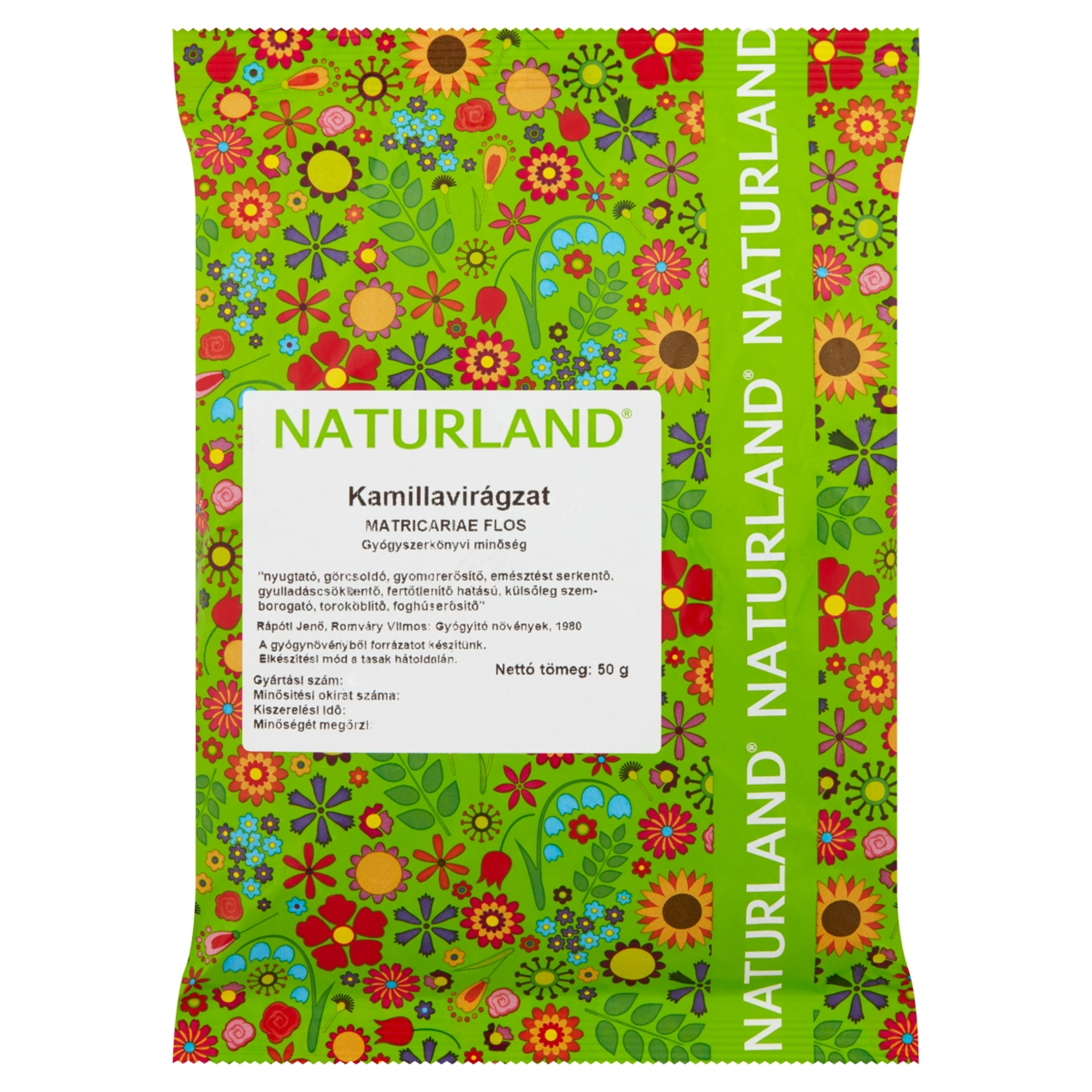 Naturland tasakos Kamillavirágzat tea - 50 g-1