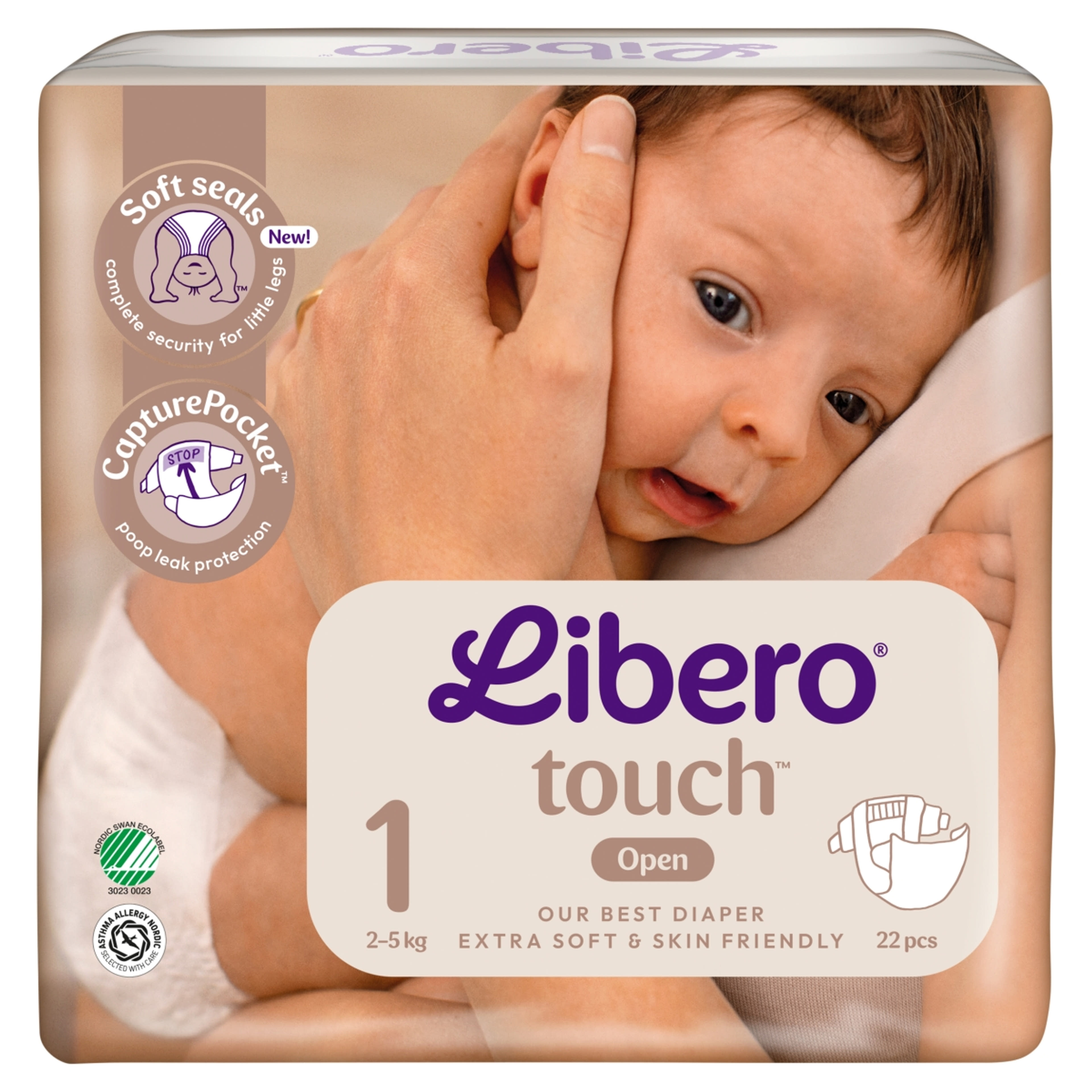 Libero Touch 1-es 2-5 kg - 22 db