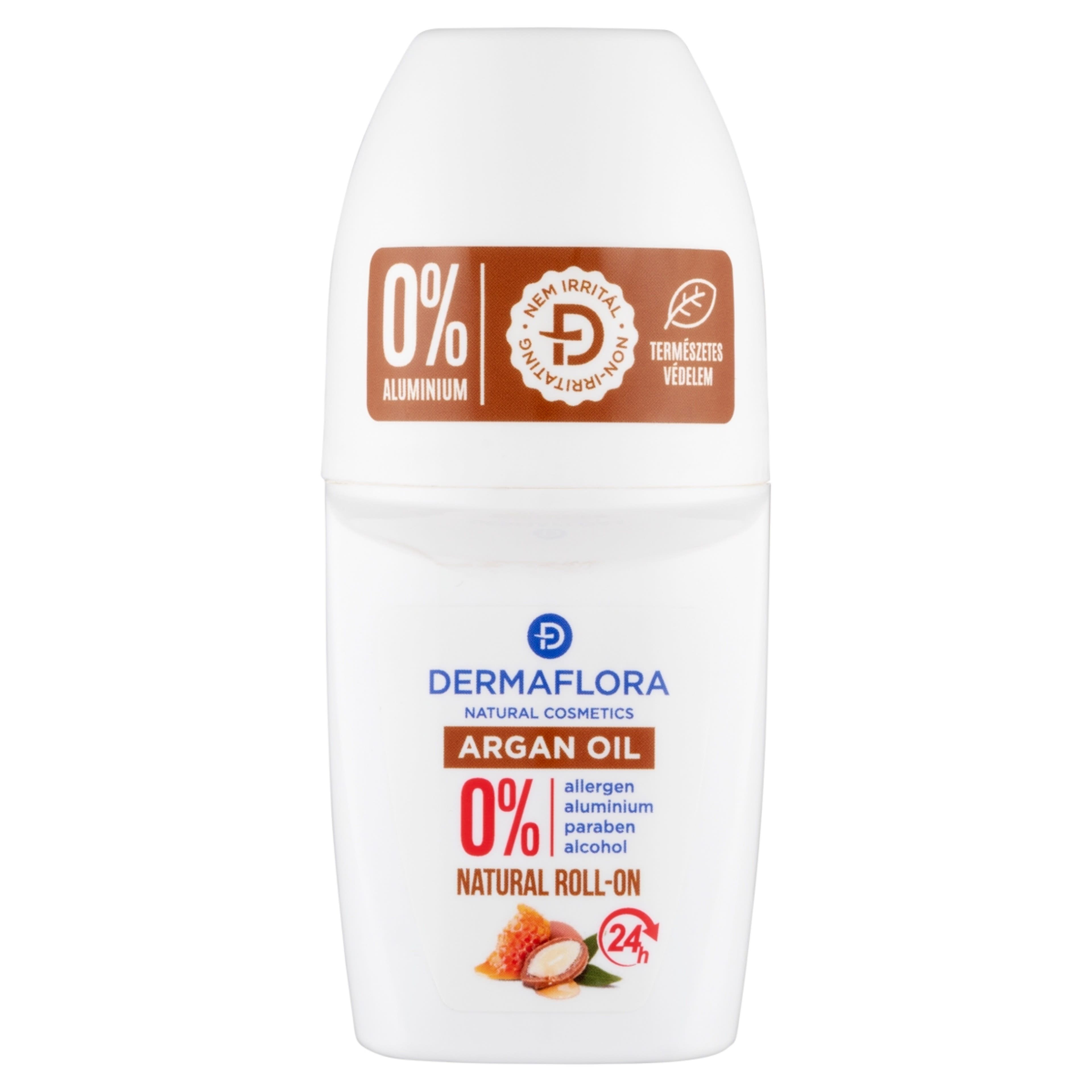 Dermaflora roll-on 0% argan oil & honey női - 50 ml