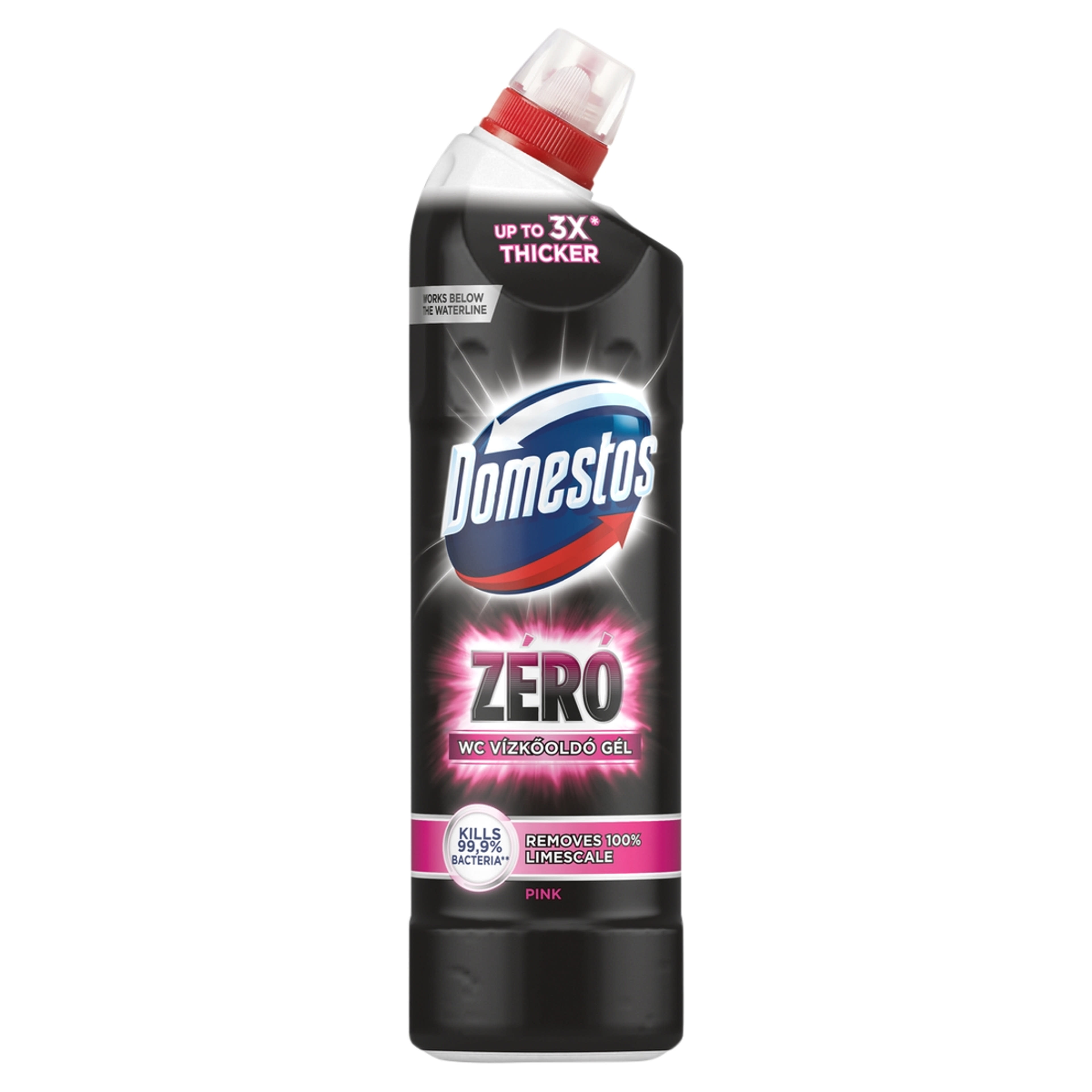 Domestos Zero Pink wc vízkőoldó - 750 ml