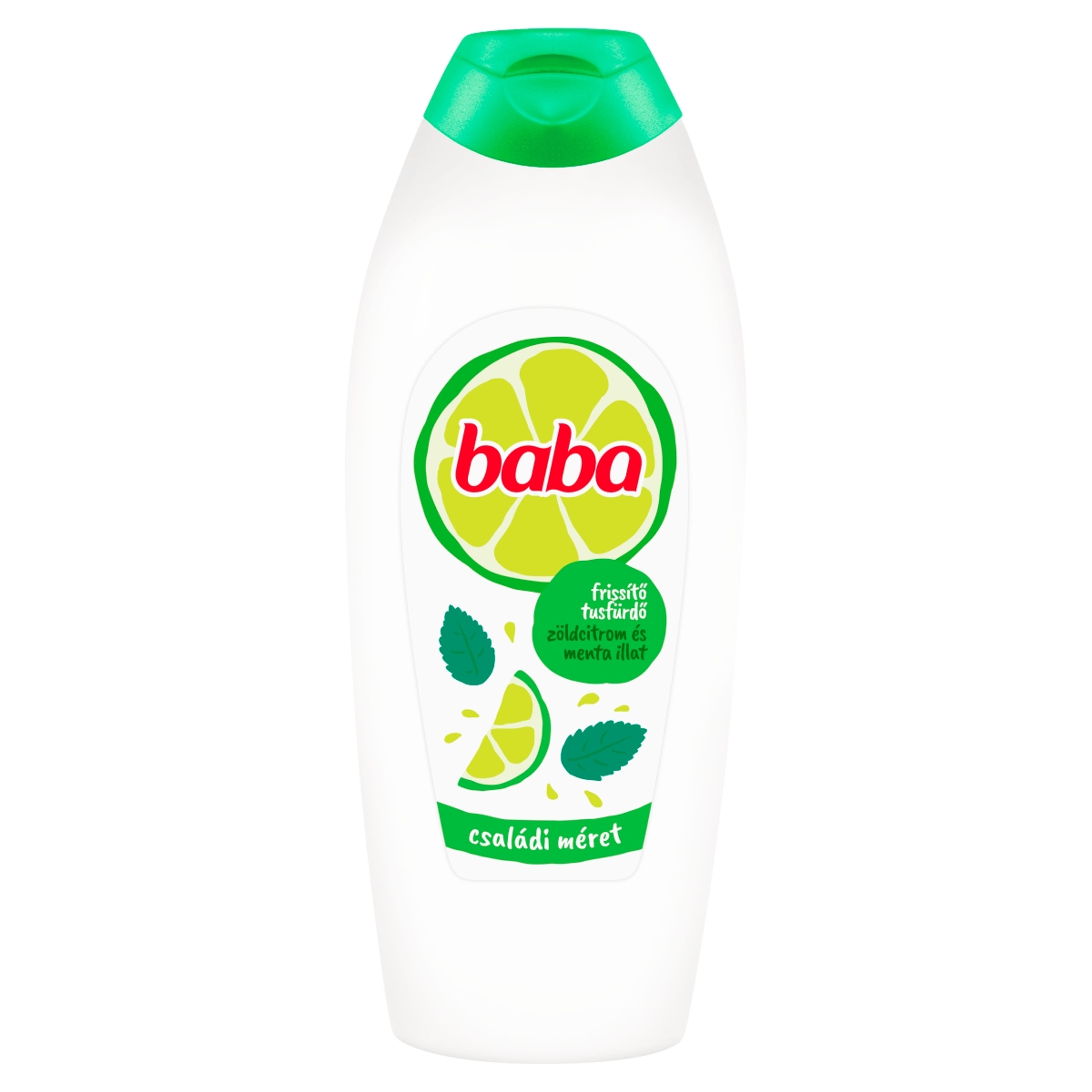 Baba Zöldcitrom és Menta frissitő tusfürdő - 750 ml-1