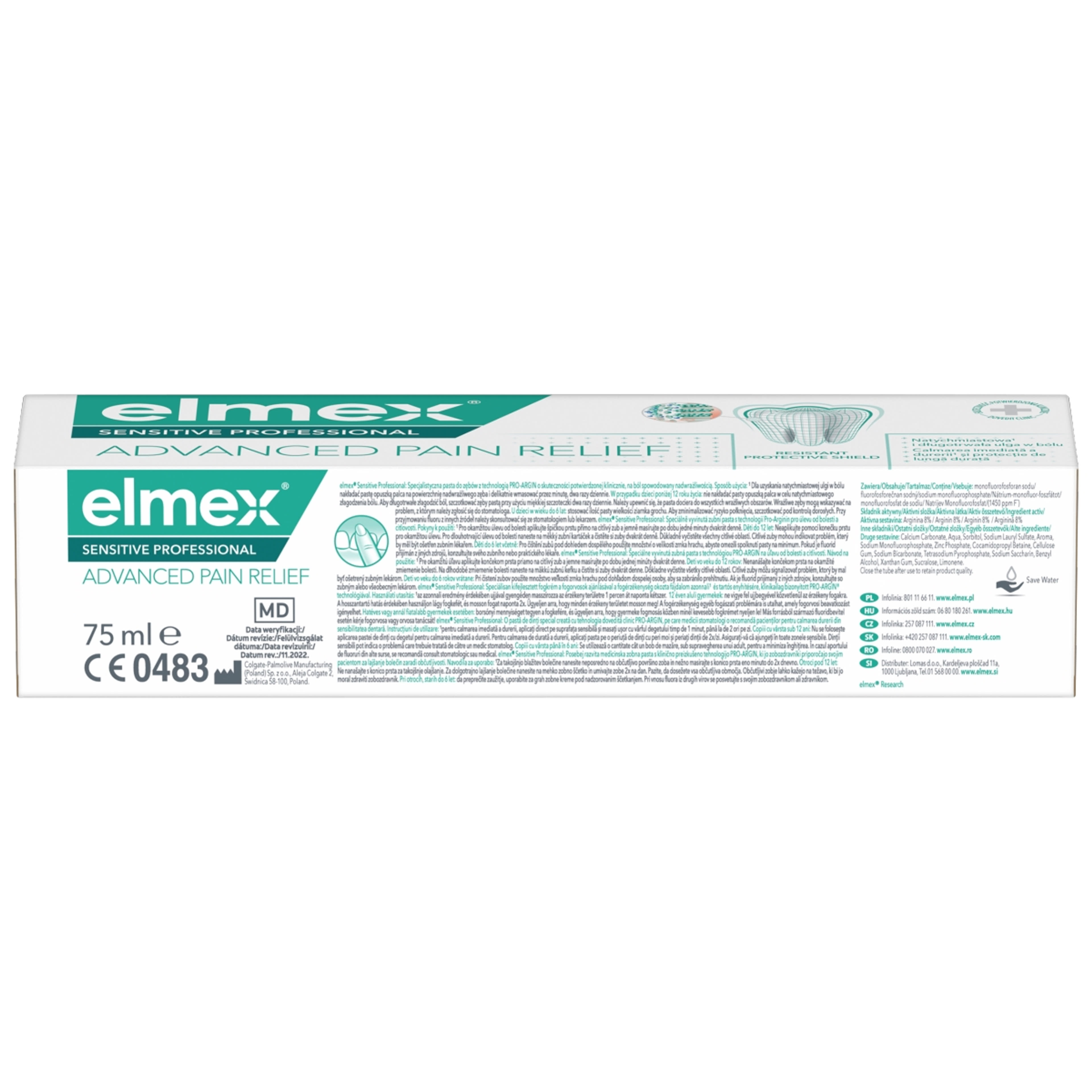 Elmex Sensitive Professional fogkrém érzékeny fogakra - 75 ml-3