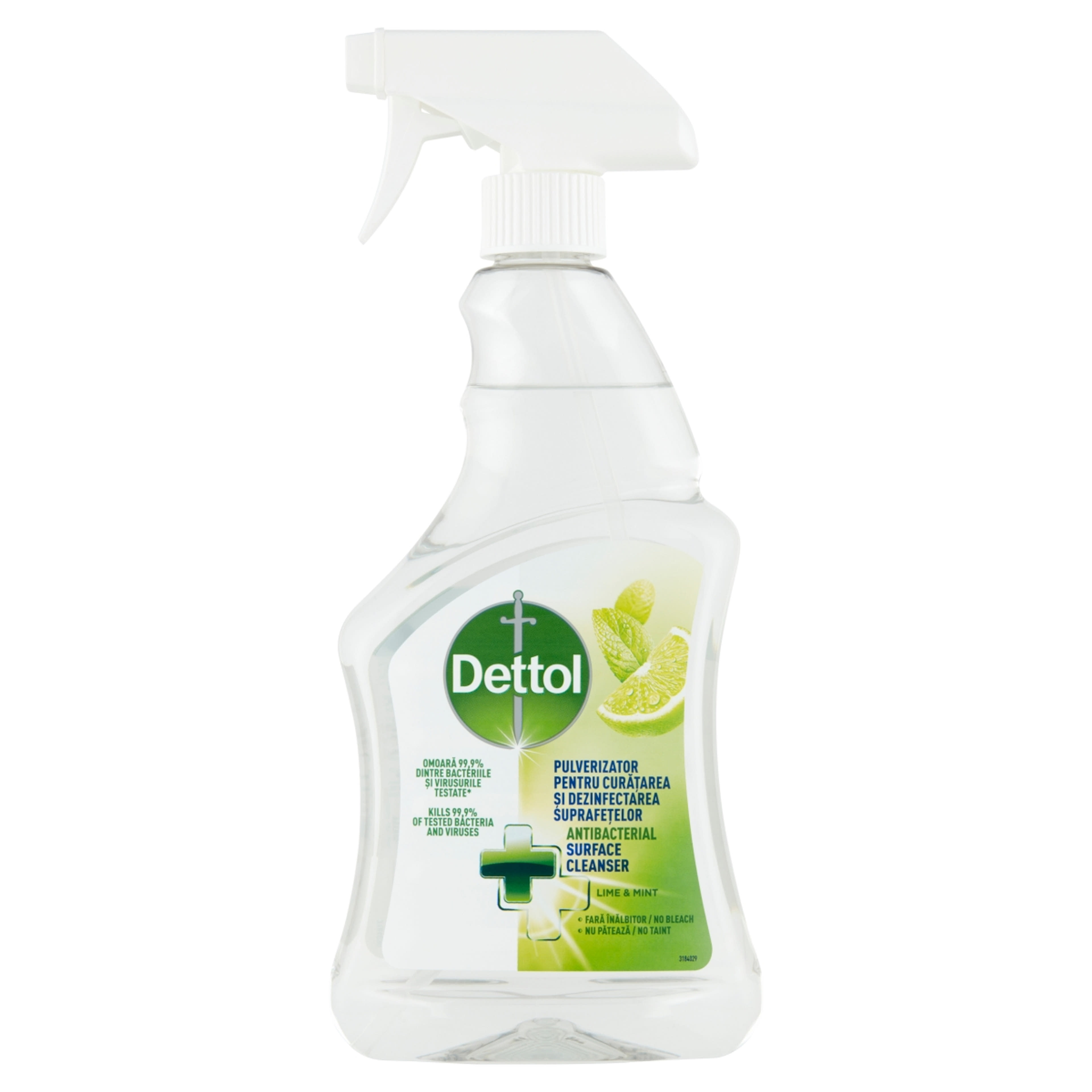 Dettol Lime & Menta Felülettisztító Spray - 500 ml