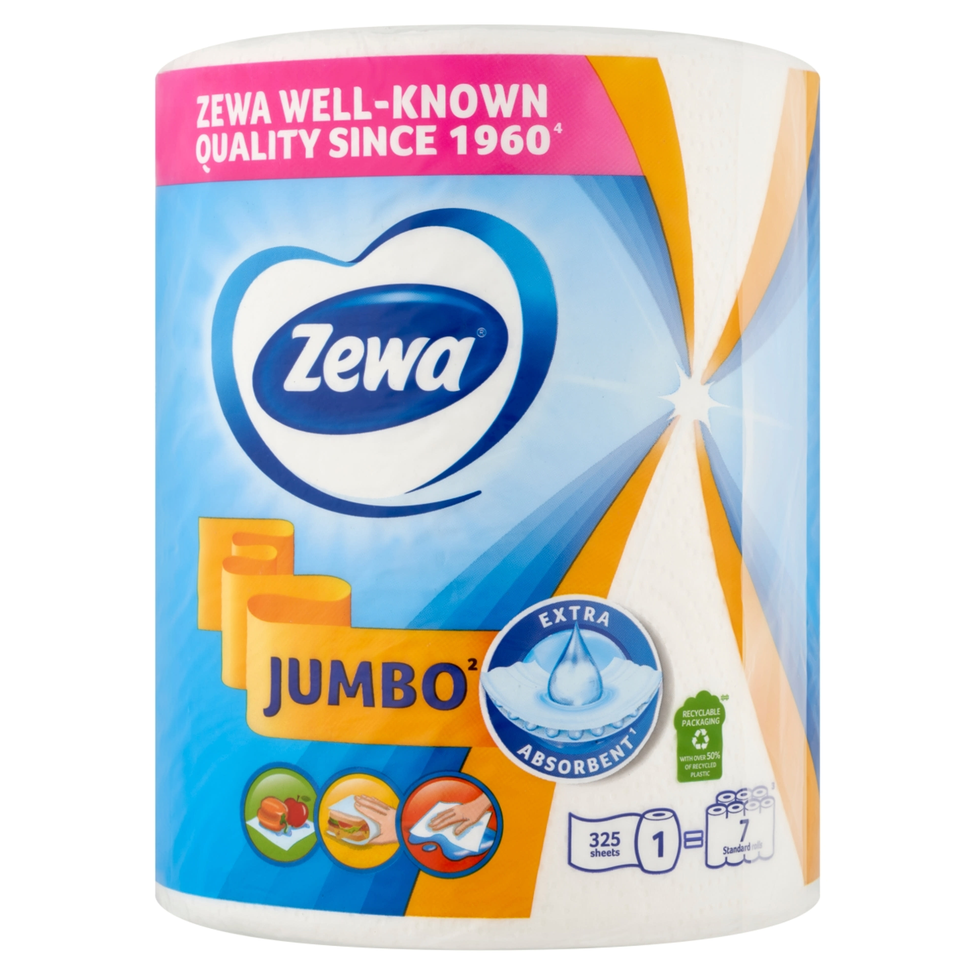 Zewa Jumbo háztartási papírtörlő 2 rétegű - 1 db-1