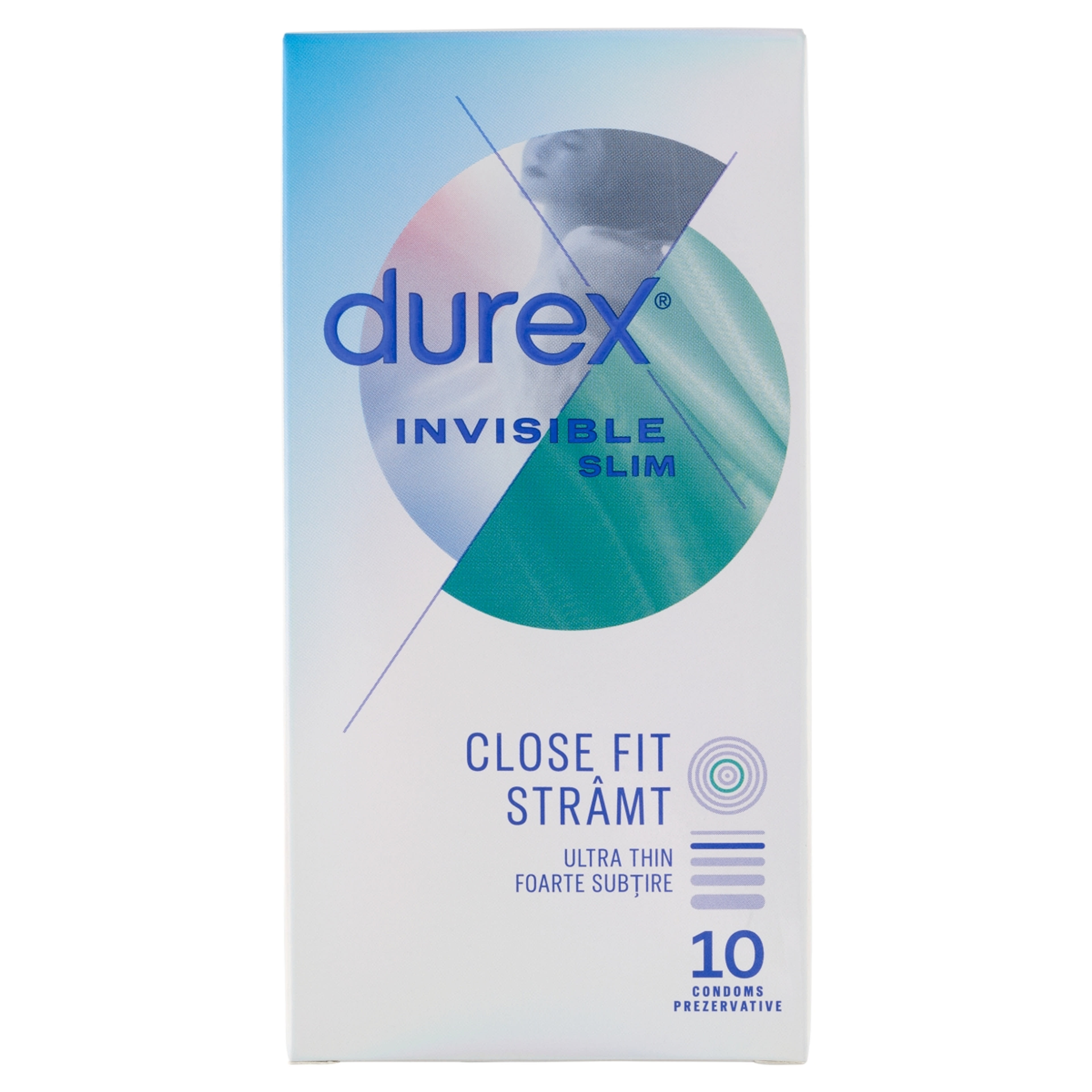 Durex Invisible extra vékony óvszer - 10 db