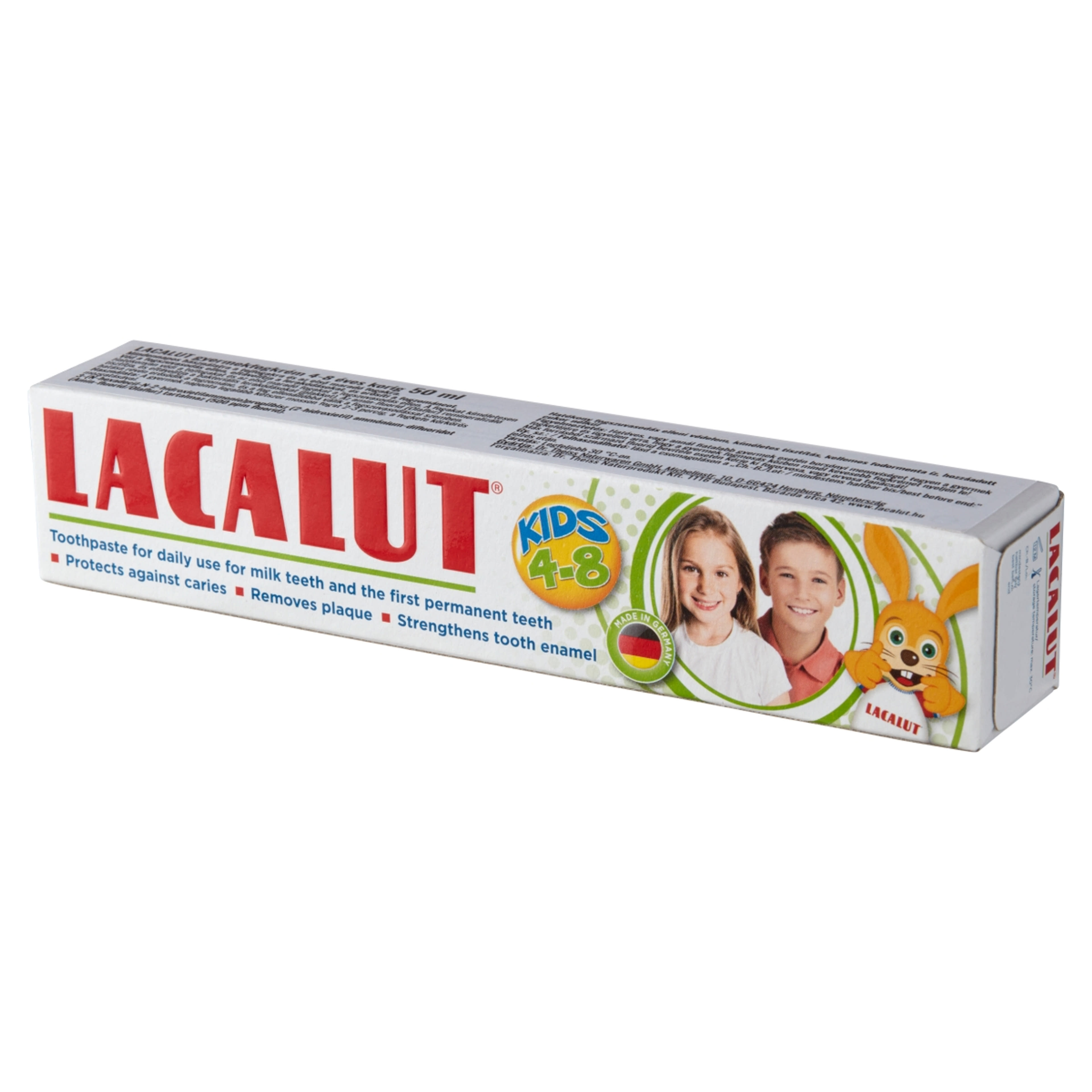 Lacalut gyerek fogkrém, 4-8 éves korig - 50 ml-3
