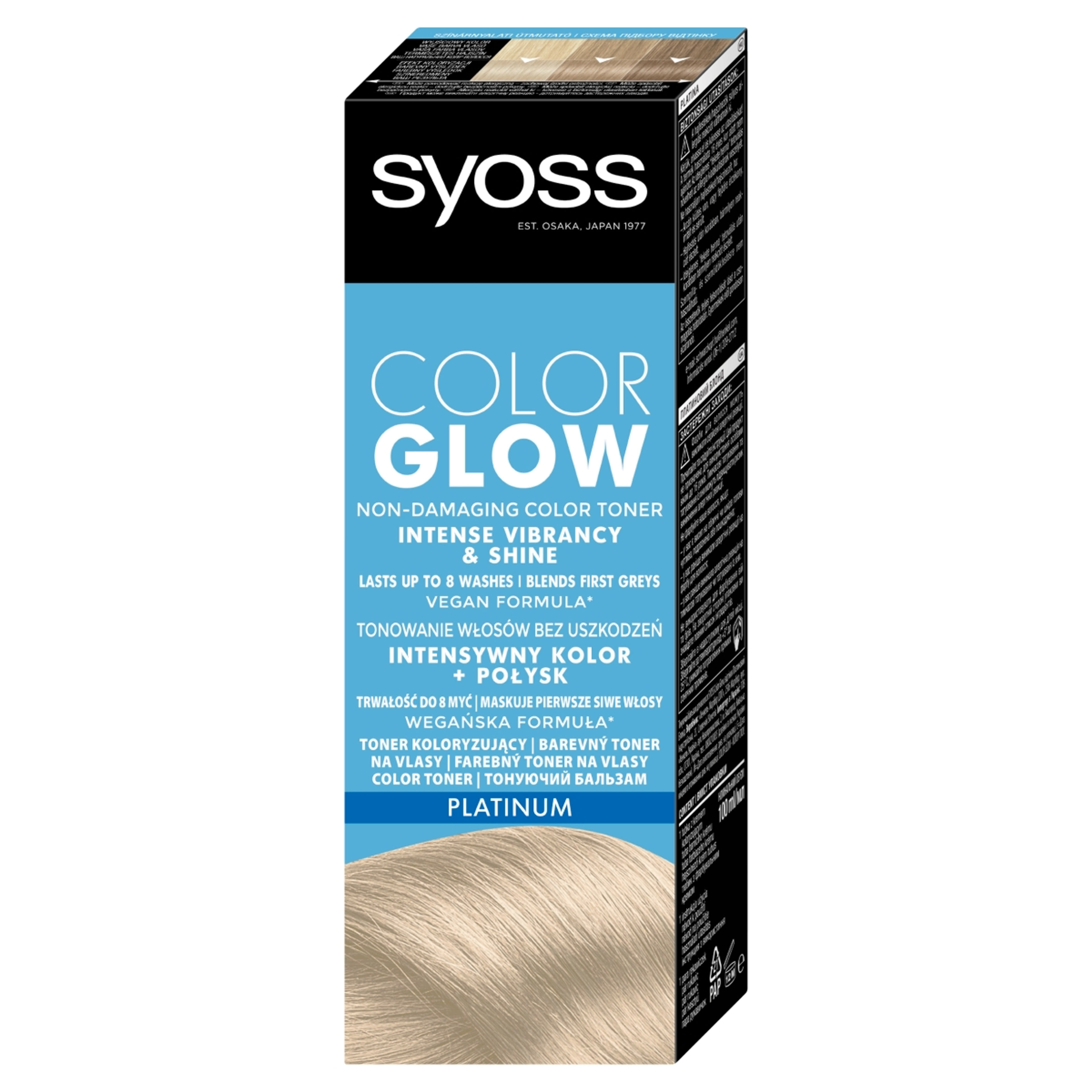 Syoss Color Glow platina hajszínező - 100 ml