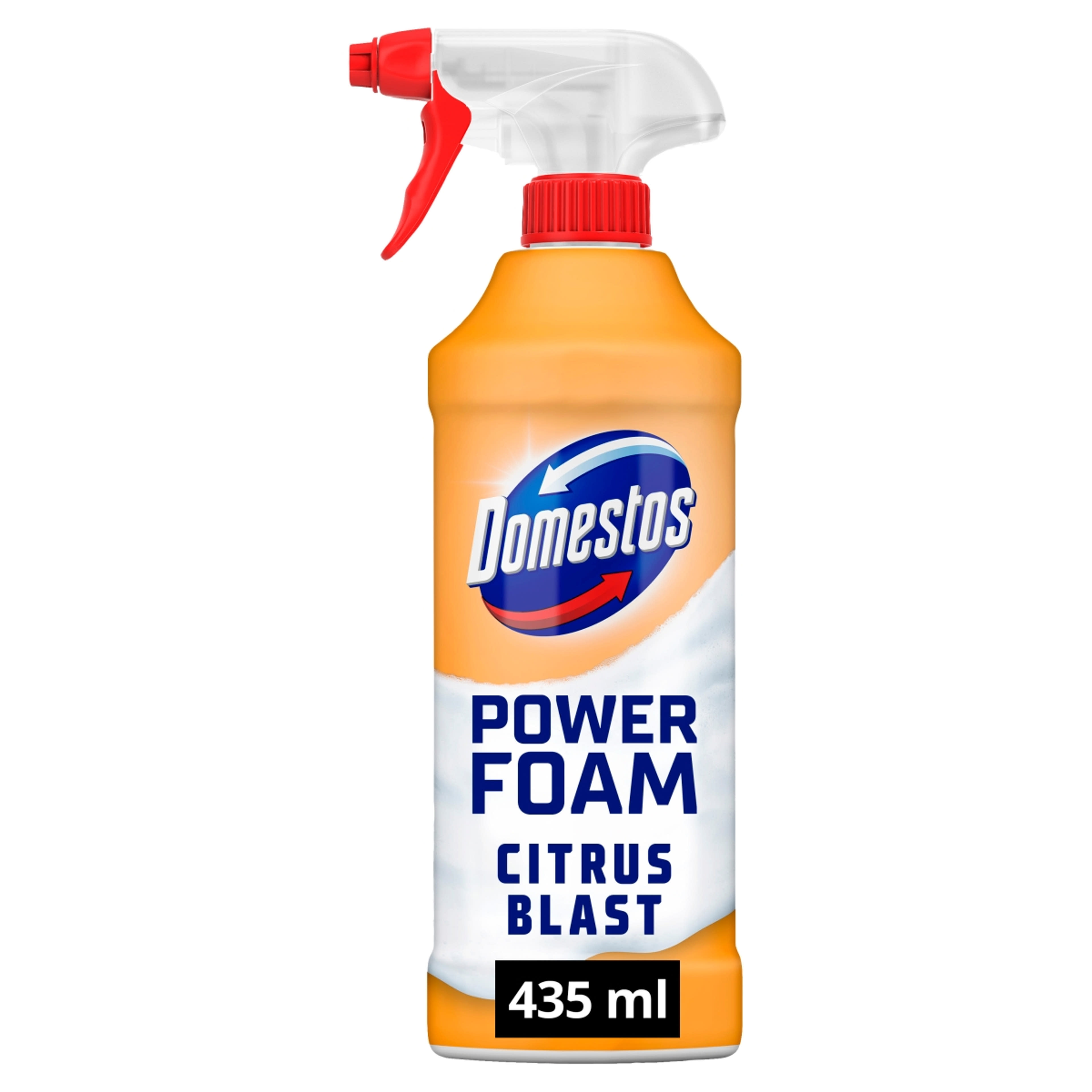 Domestos Power Foam Citrus Blast WC és fürdőszoba tisztító hab - 435 ml-2