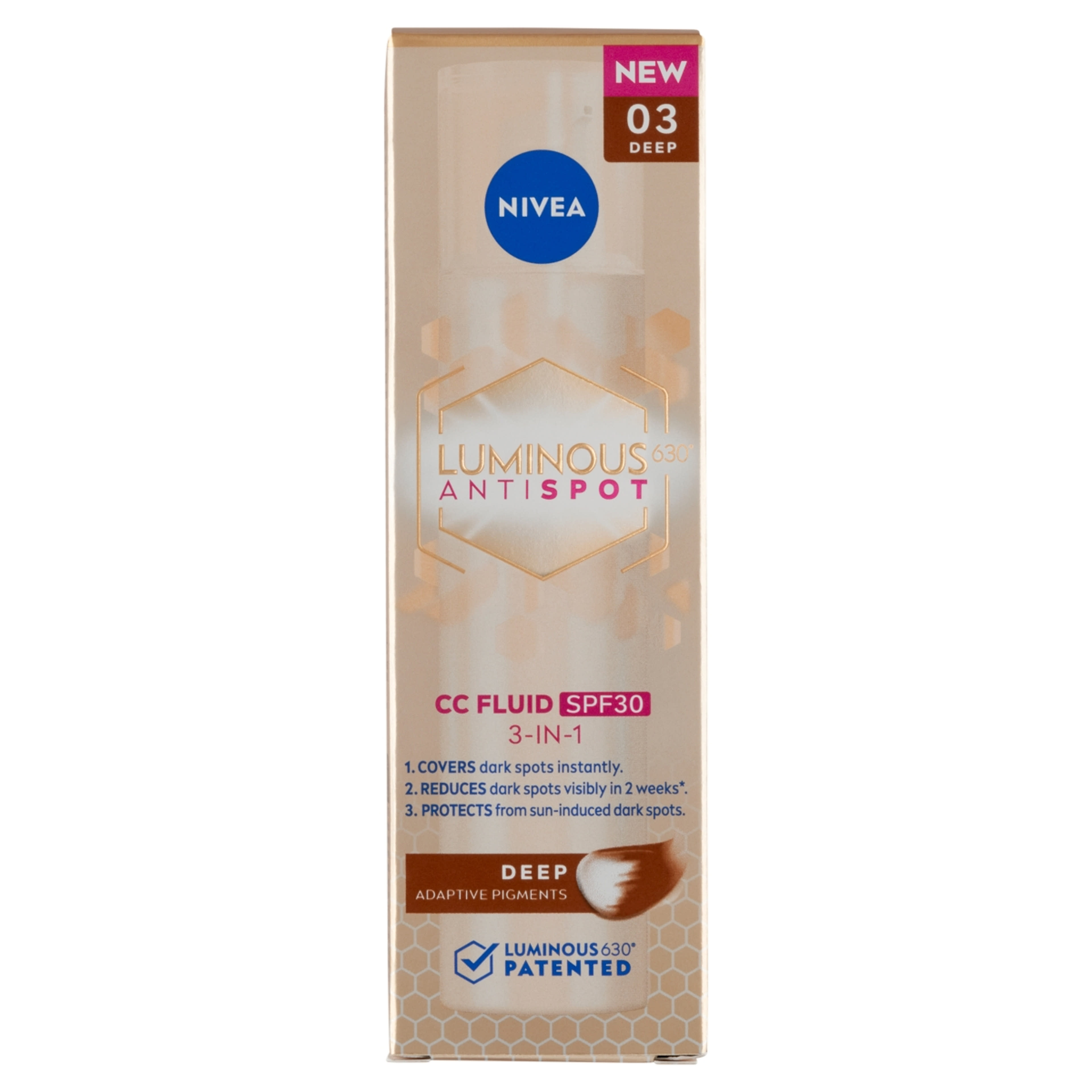 NIVEA Cellular Luminous630 sötét pigmentfoltok elleni CC fluid FF30 - 40 ml