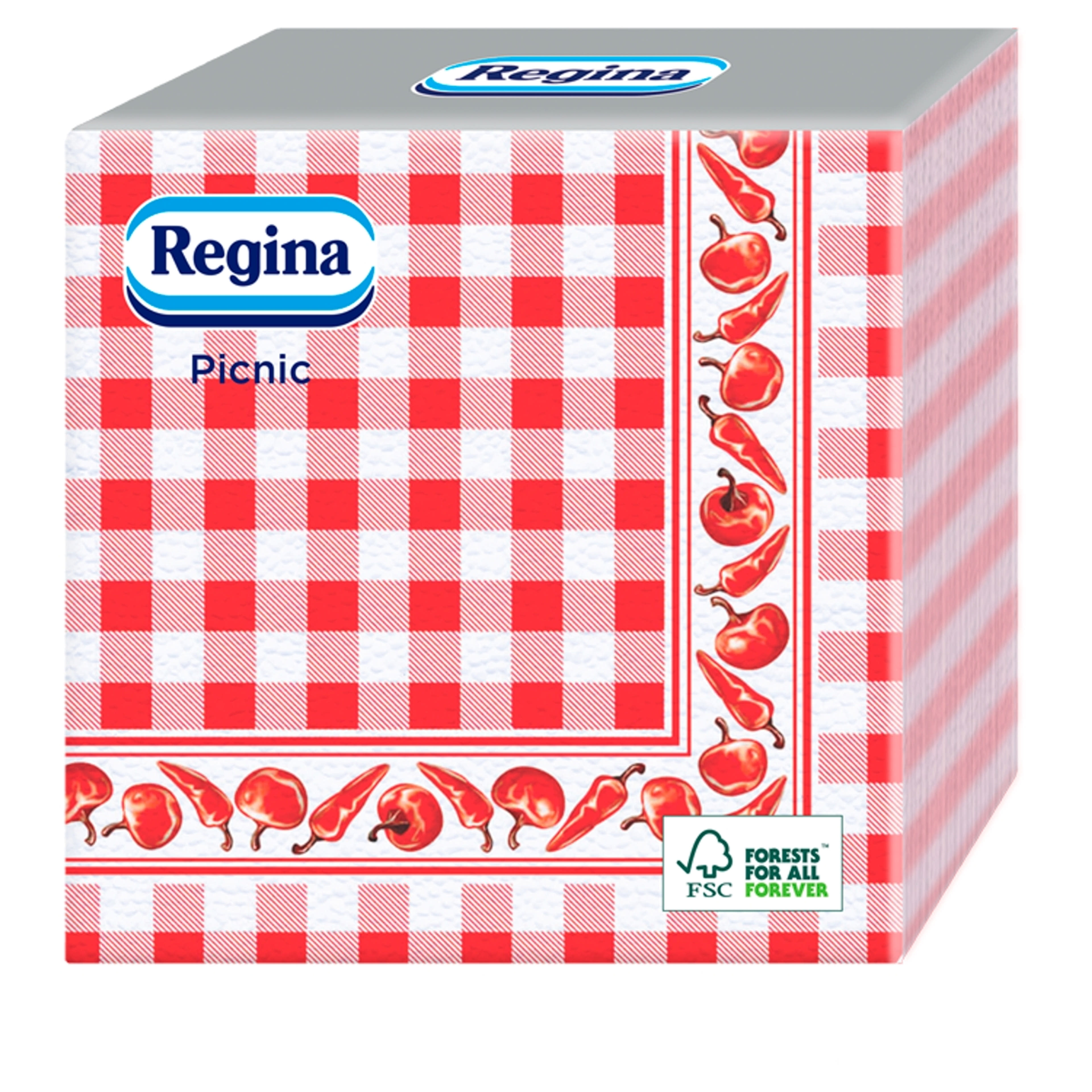 Regina Picnic, 1 rétegű szalvéta 33x33cm - 45 db