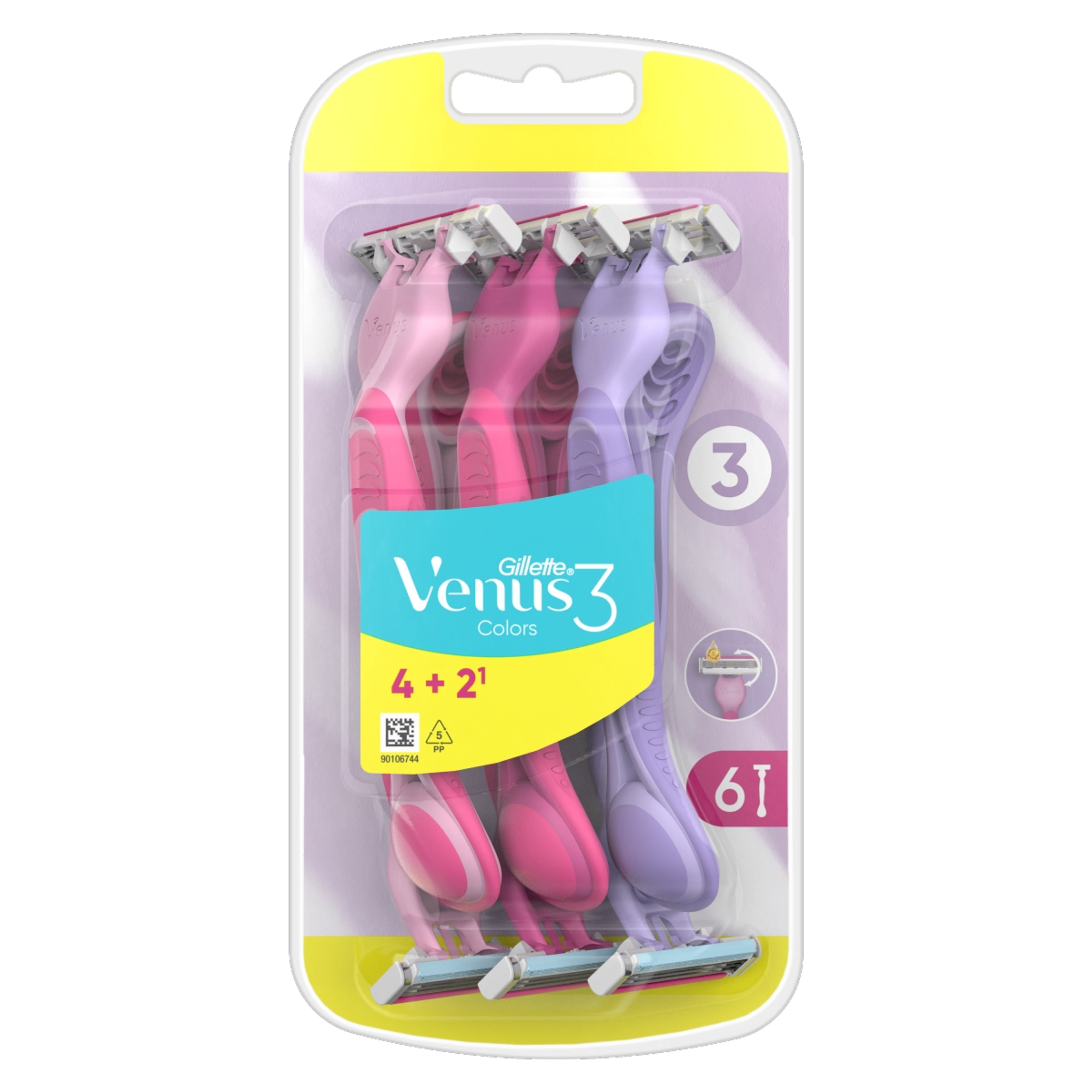 Simply Venus 3 Plus eldobható borotva - 6 db
