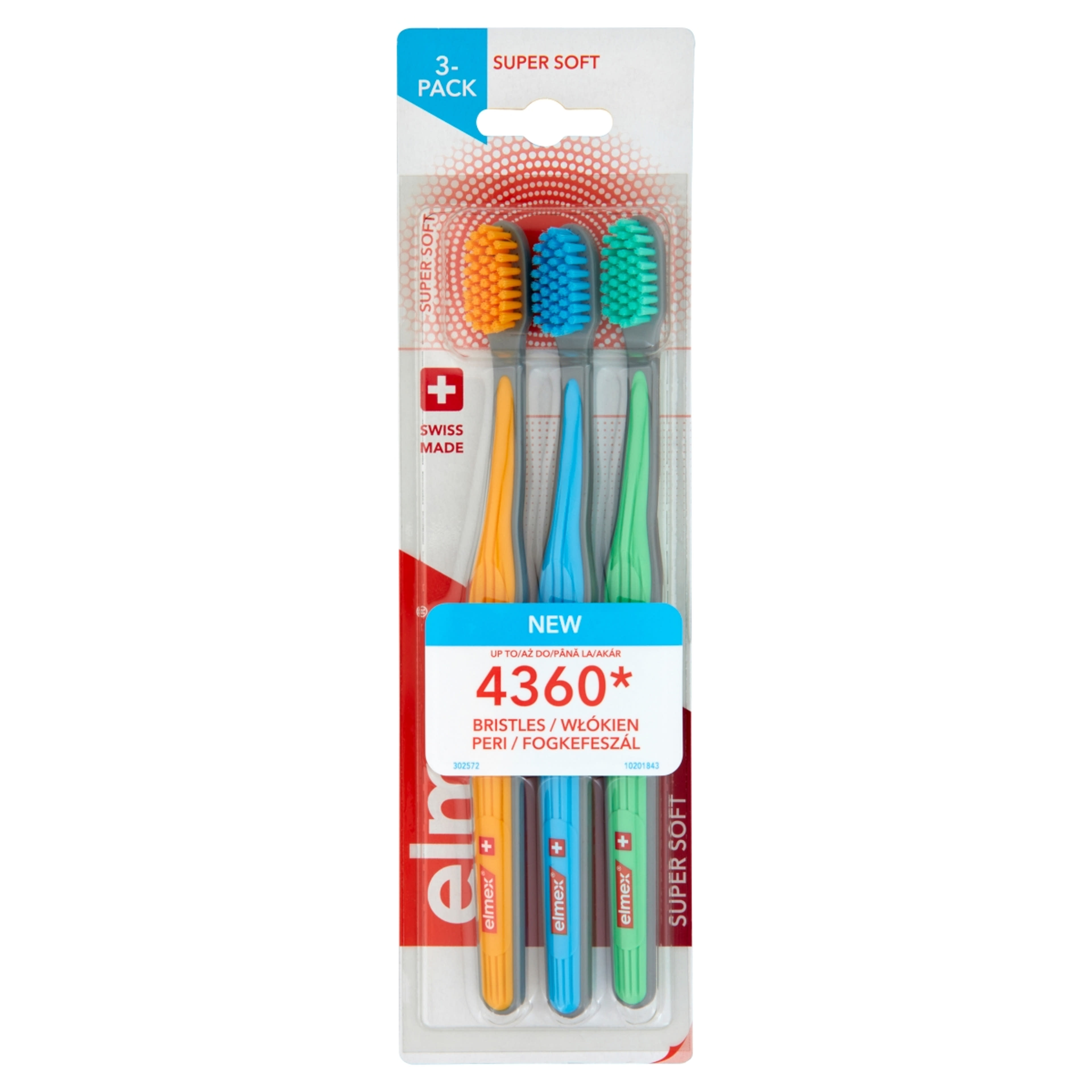 Elmex Super Soft szuper lágy fogkefe - 3 db-1