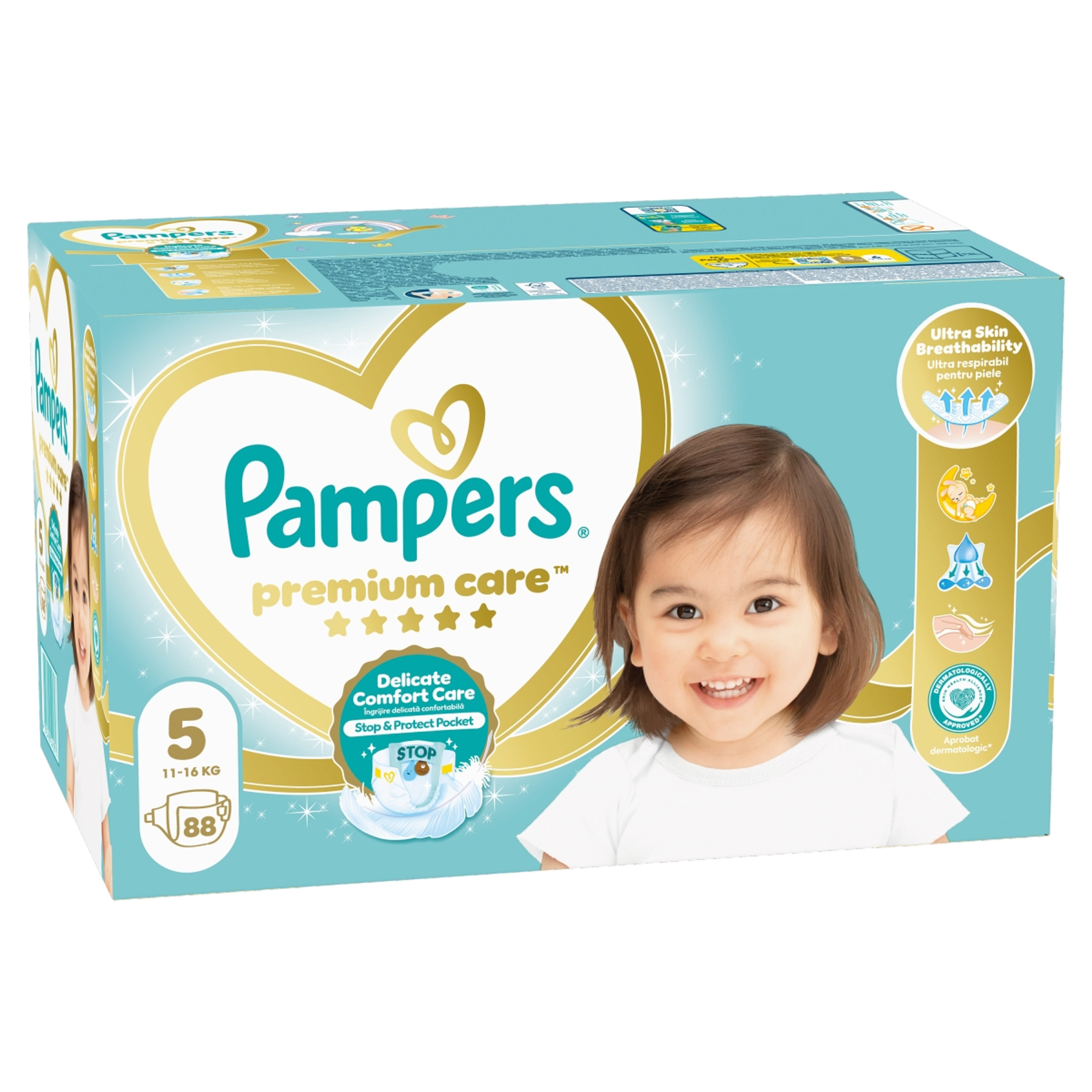 Pampers Premium Care pelenka Megabox 5-os 11-16 kg - 88 db-2