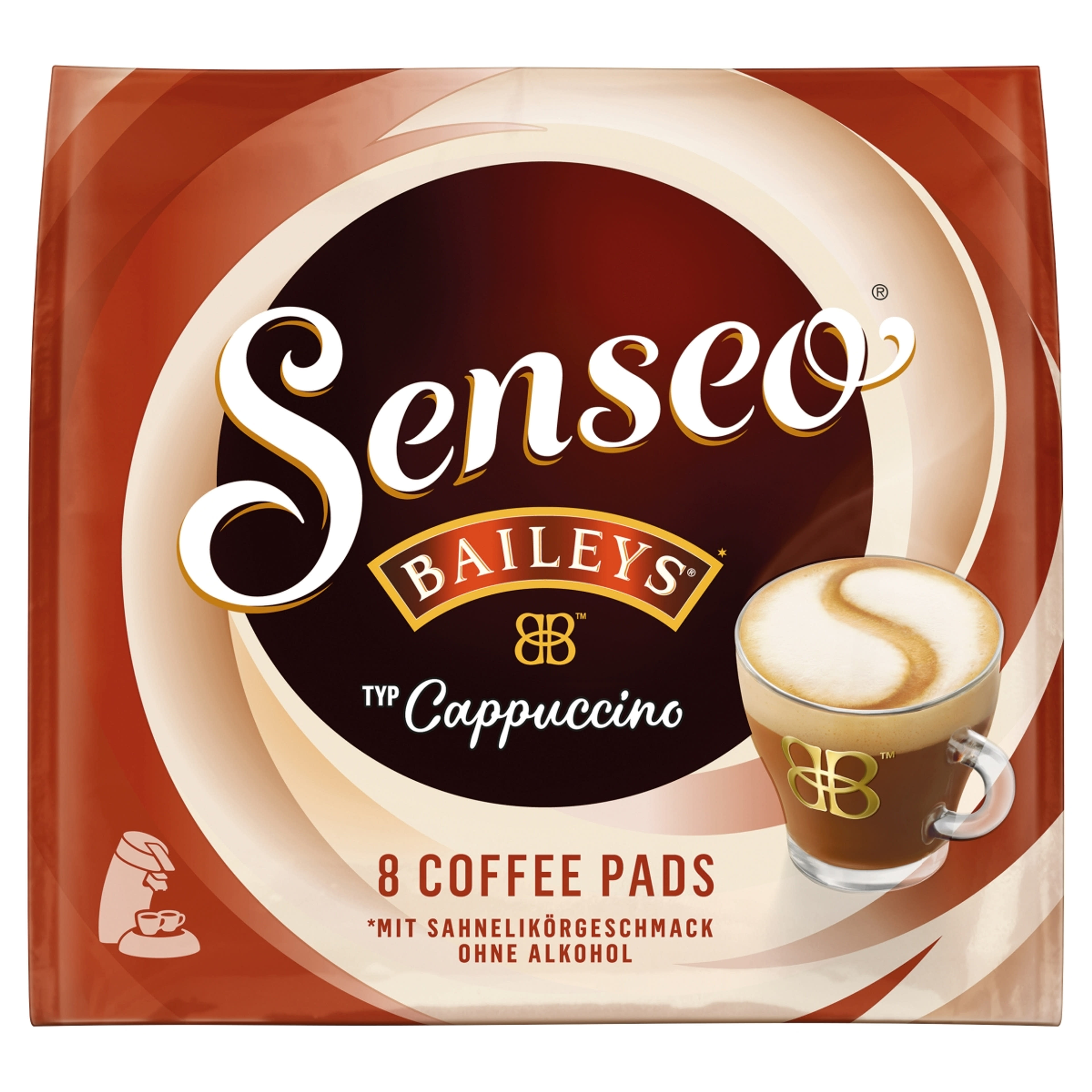 Senso Cappucino Baileys kávépárna 8 db - 92 g