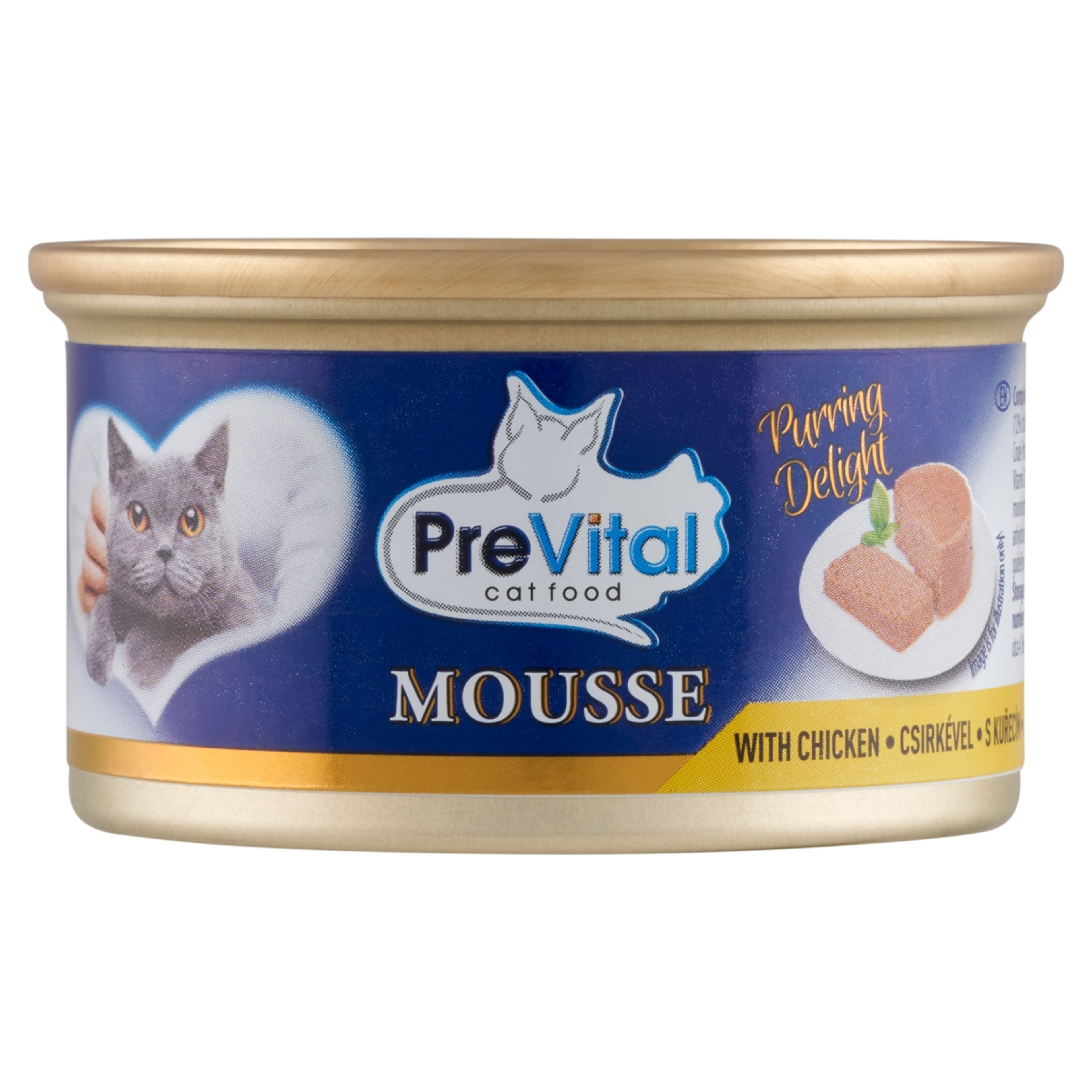 Prevital konzerv mousse csirkével macskáknak - 85 g