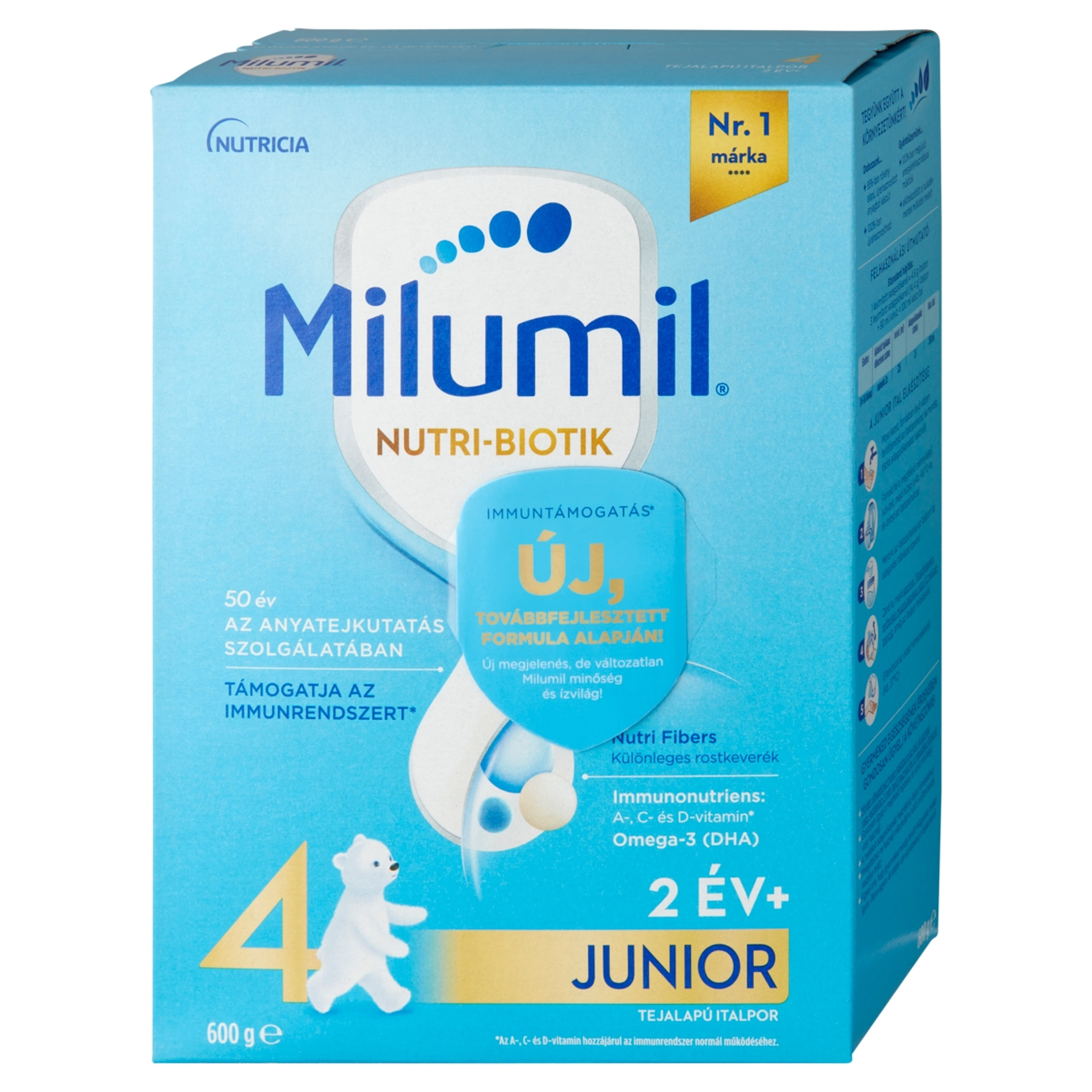 Milumil 4 Junior ital 2 éves kortól - 600 g-3