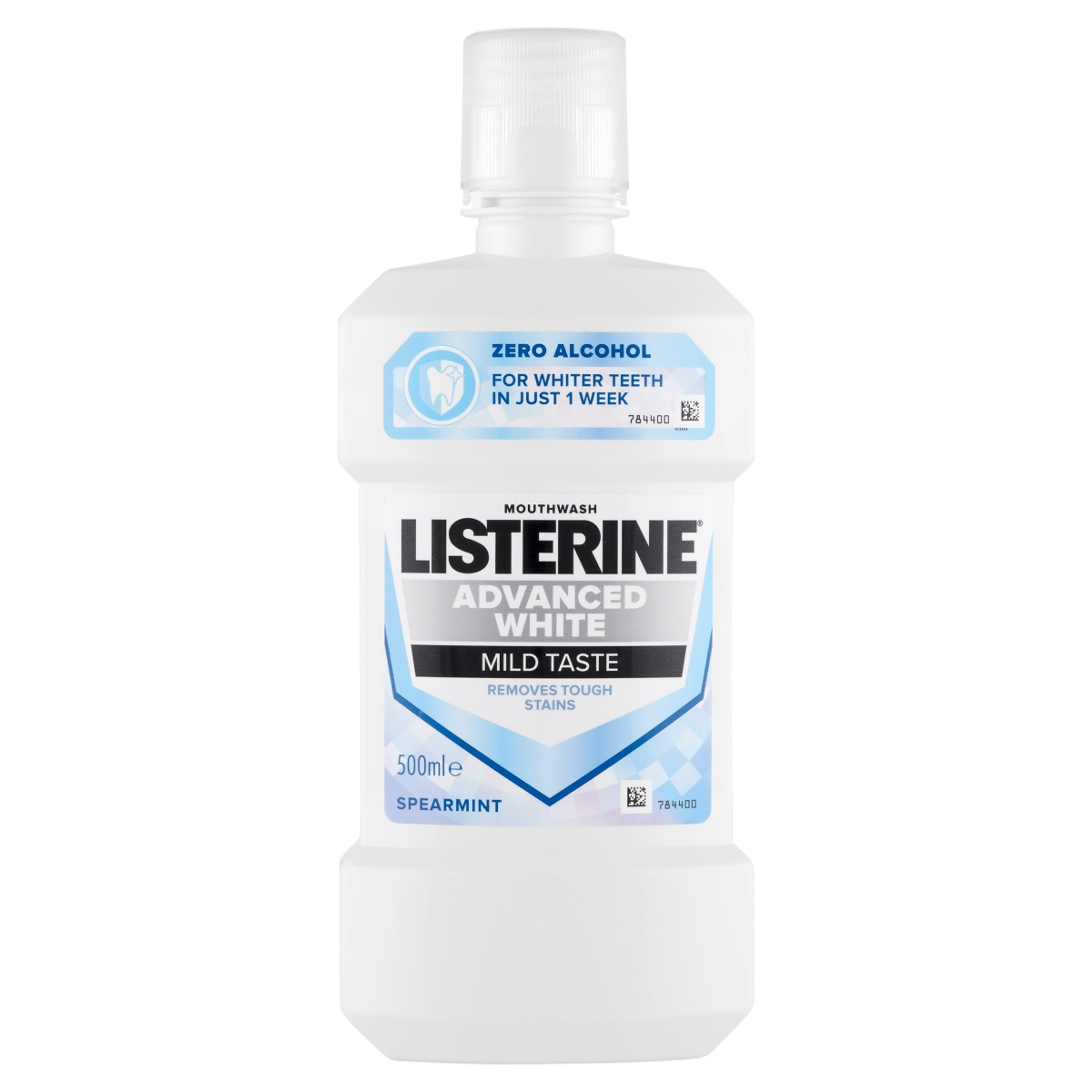 Listerine Advanced White Mild Taste szájvíz - 500 ml