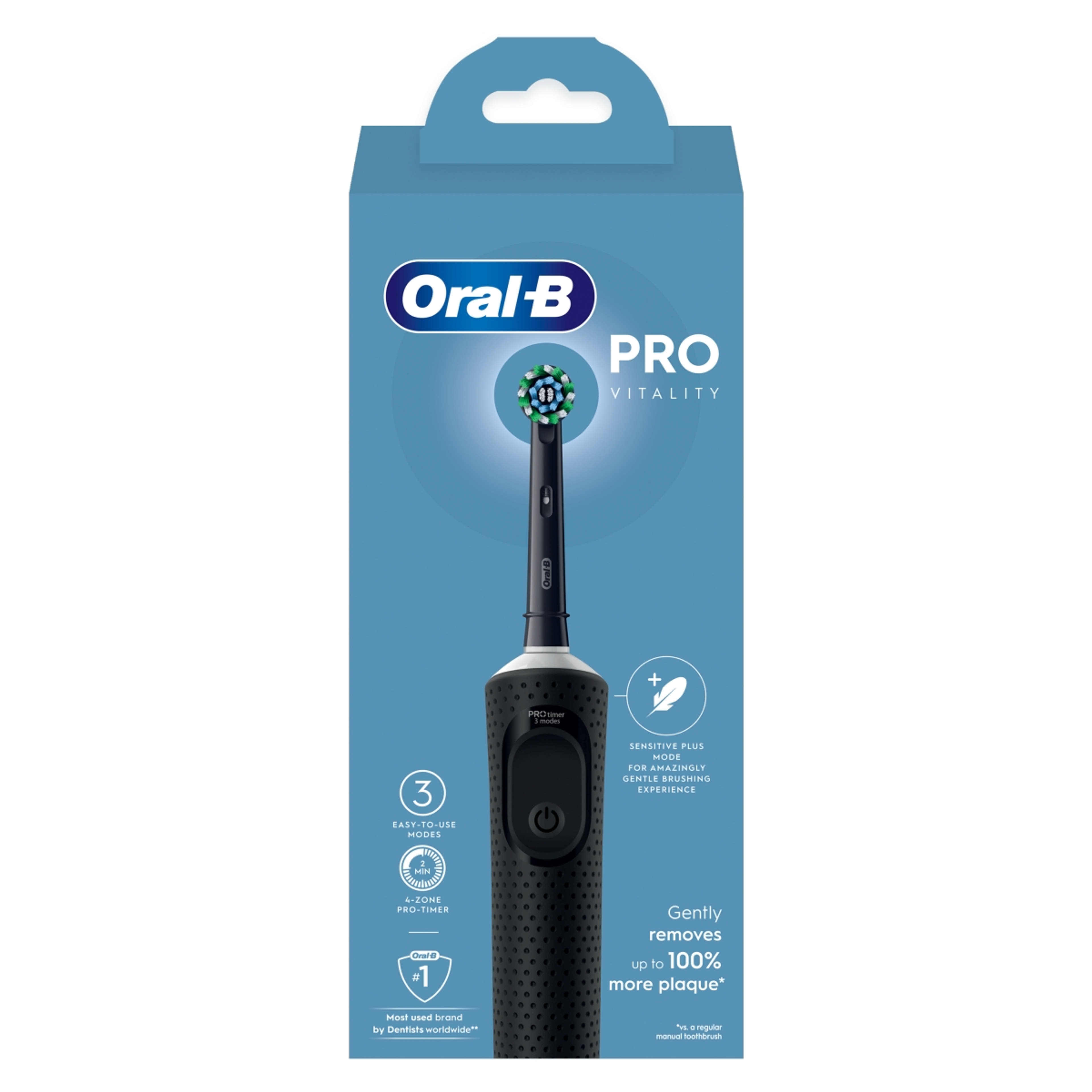 Oral-B Vitality Pro elektromos fogkefe, fekete - 1 db-3