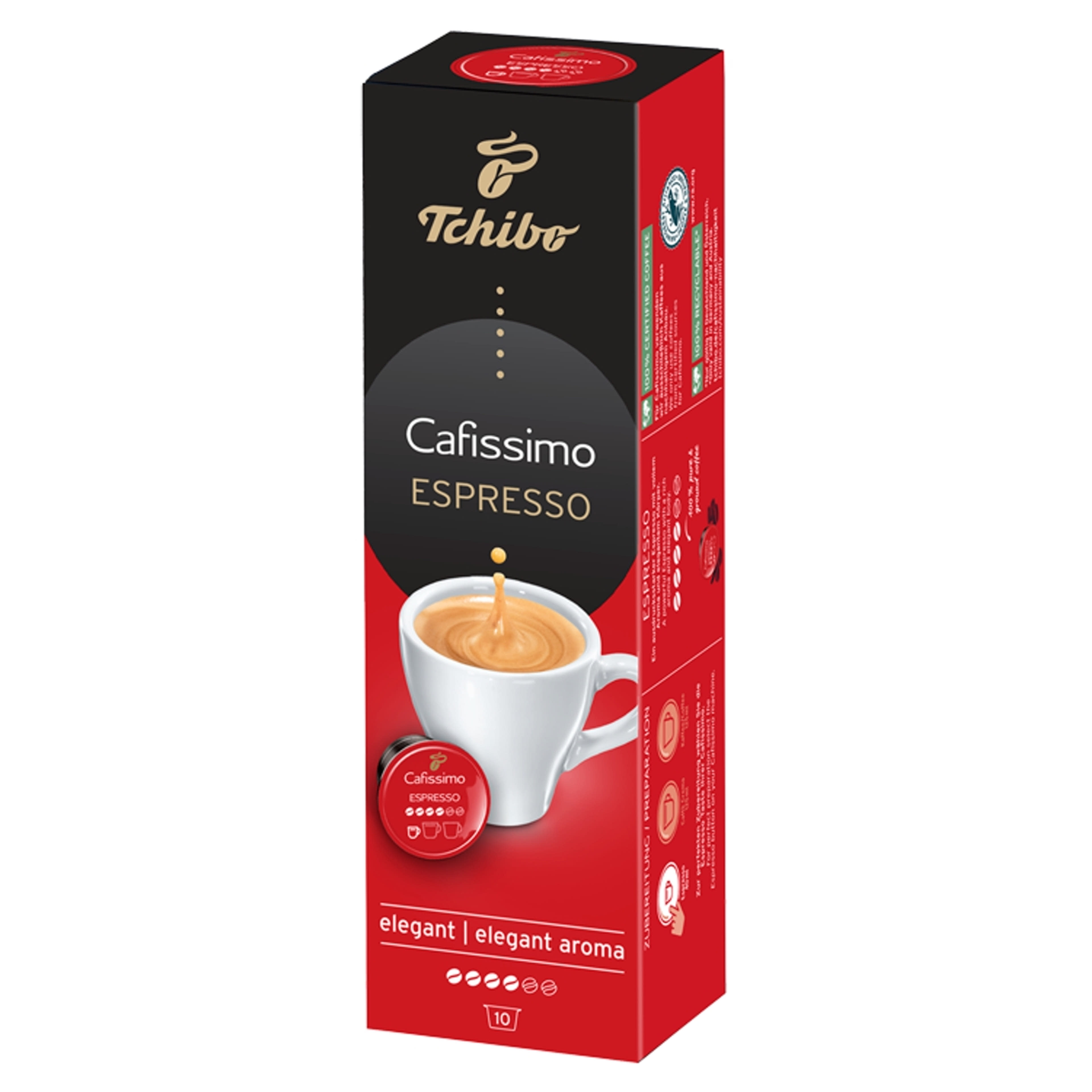 Tchibo Espresso Elegant Aroma Cafissimo kávékapszula - 10 db-2