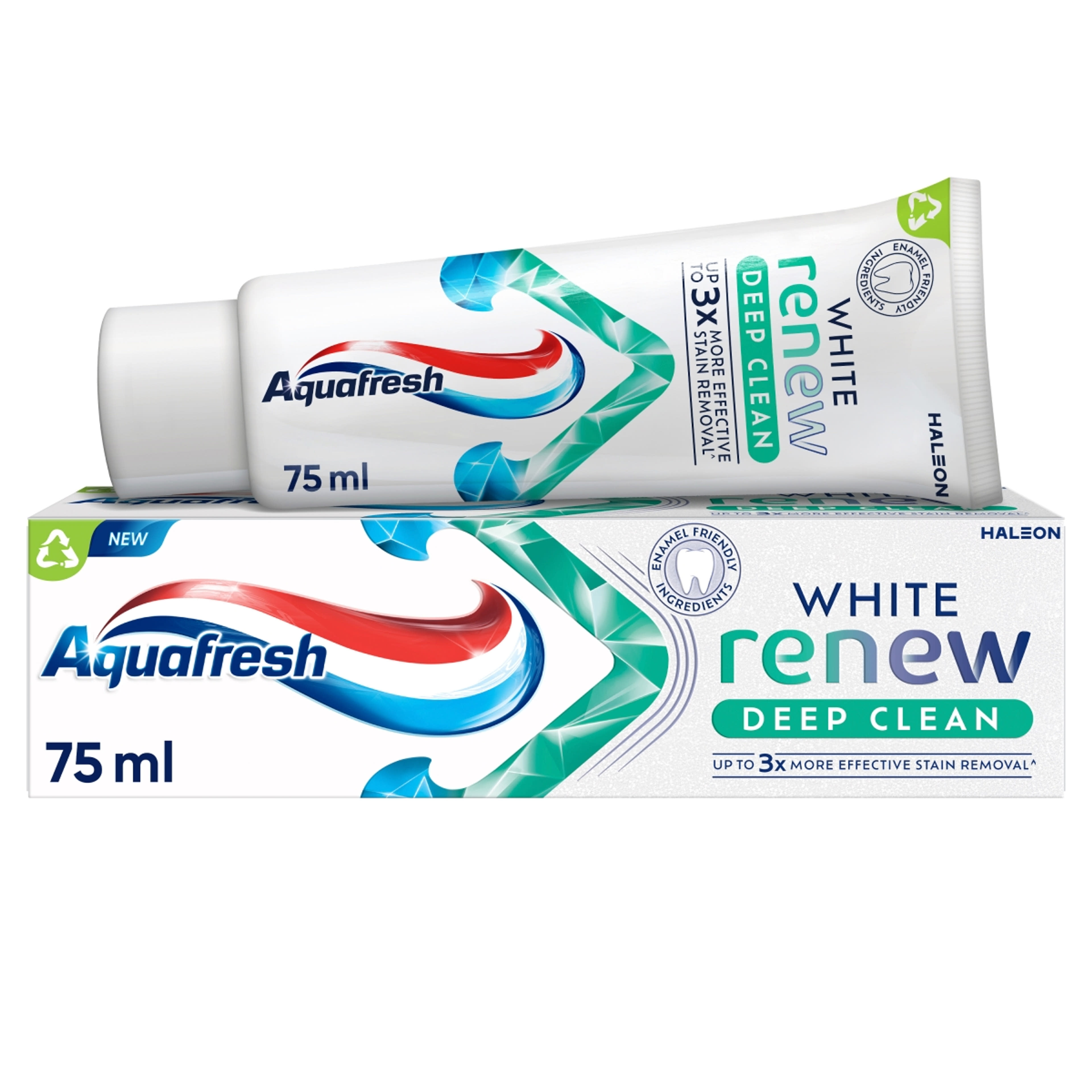 Aquafresh White Renew Deep Clean fluoridos fogkrém - 75 ml-2