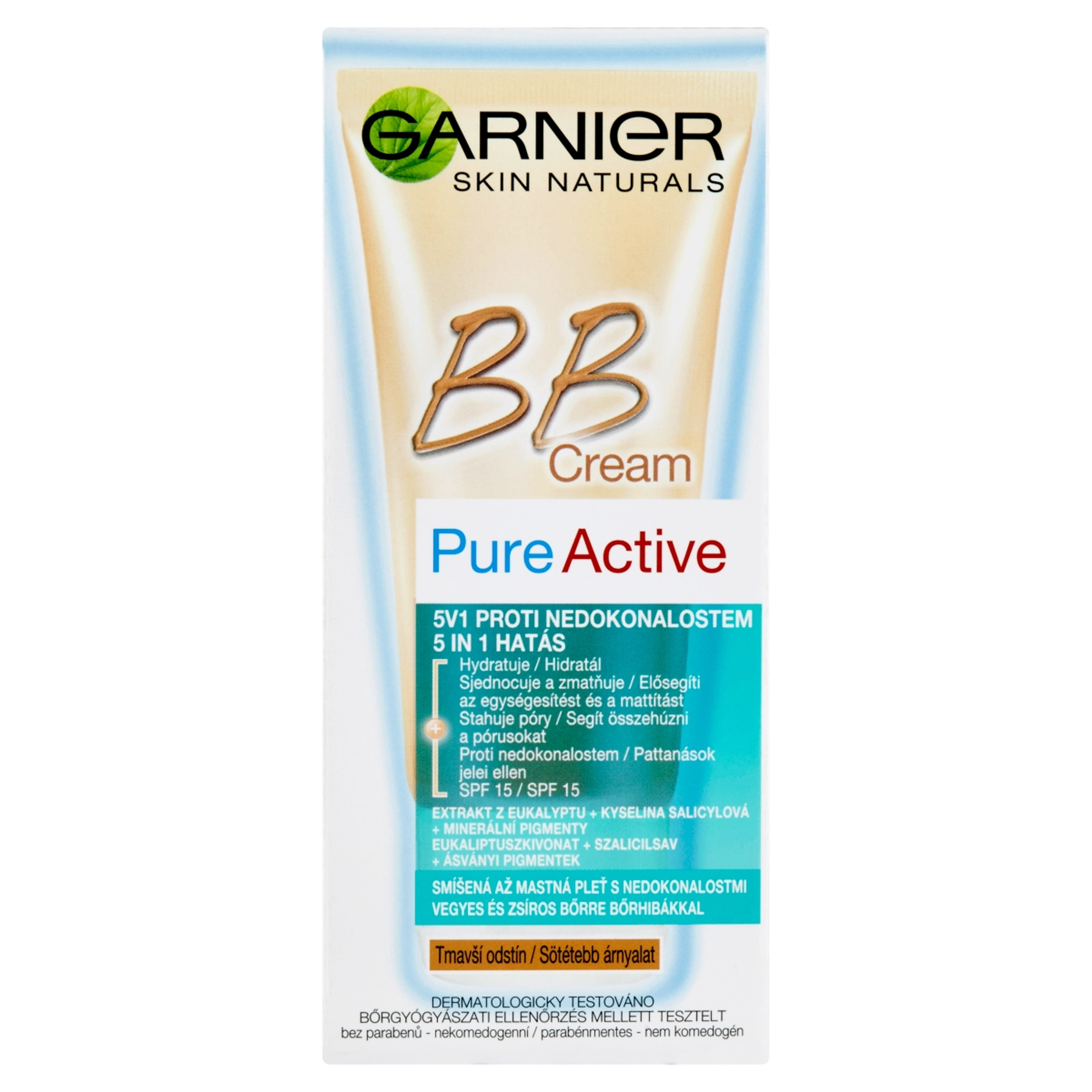 Garnier Pure Active 5IN1 BB krém zsíros és problémás bőrre - közepes árnyalat - 50 ml-1