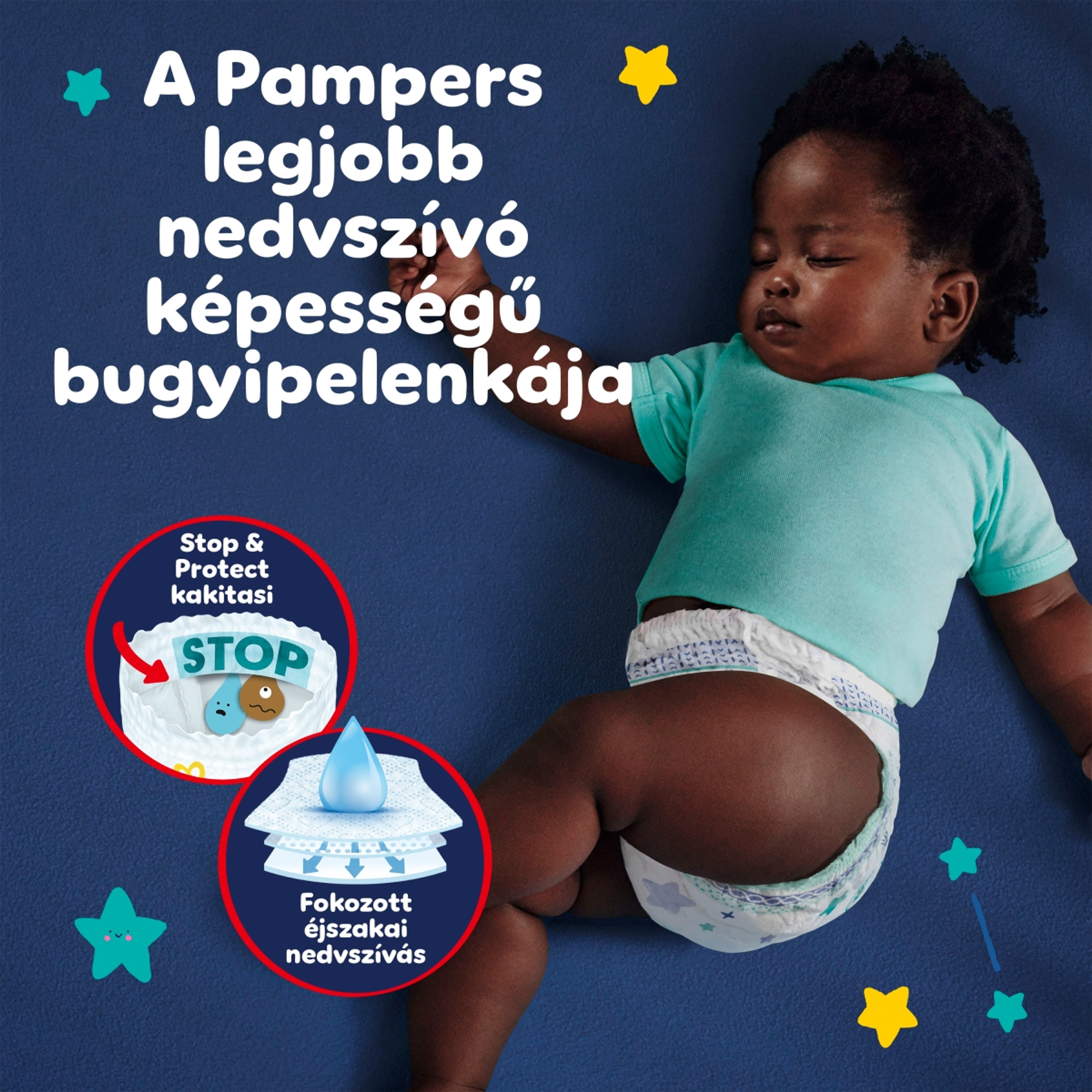 Pampers Night Pants 6-os 15+ kg - 19 db-4