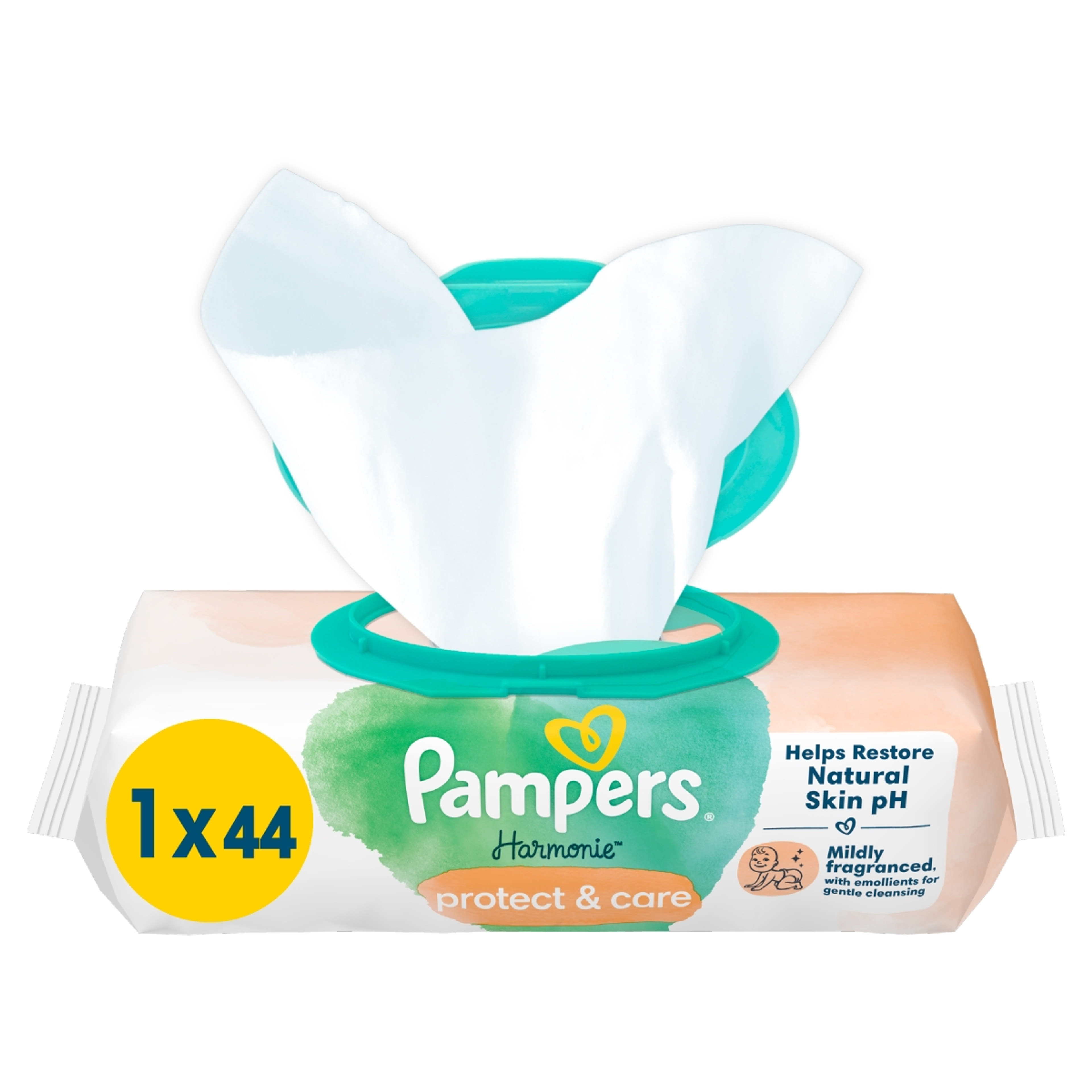 Pampers Harmonie Protect & Care Nedves törlőkendő - 44 db-7