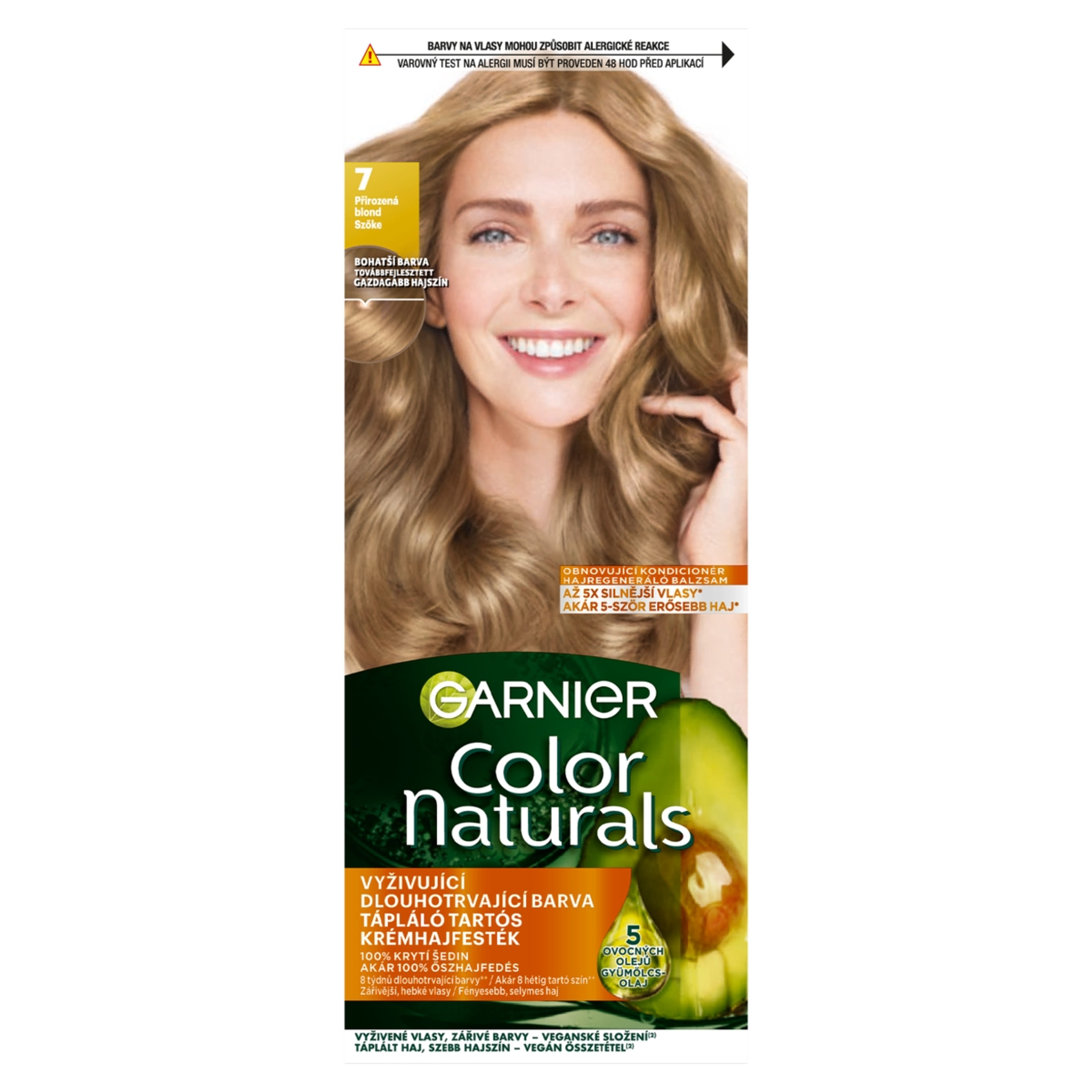Garnier Color Naturals tartós hajfesték /7 blonde - 1db-1