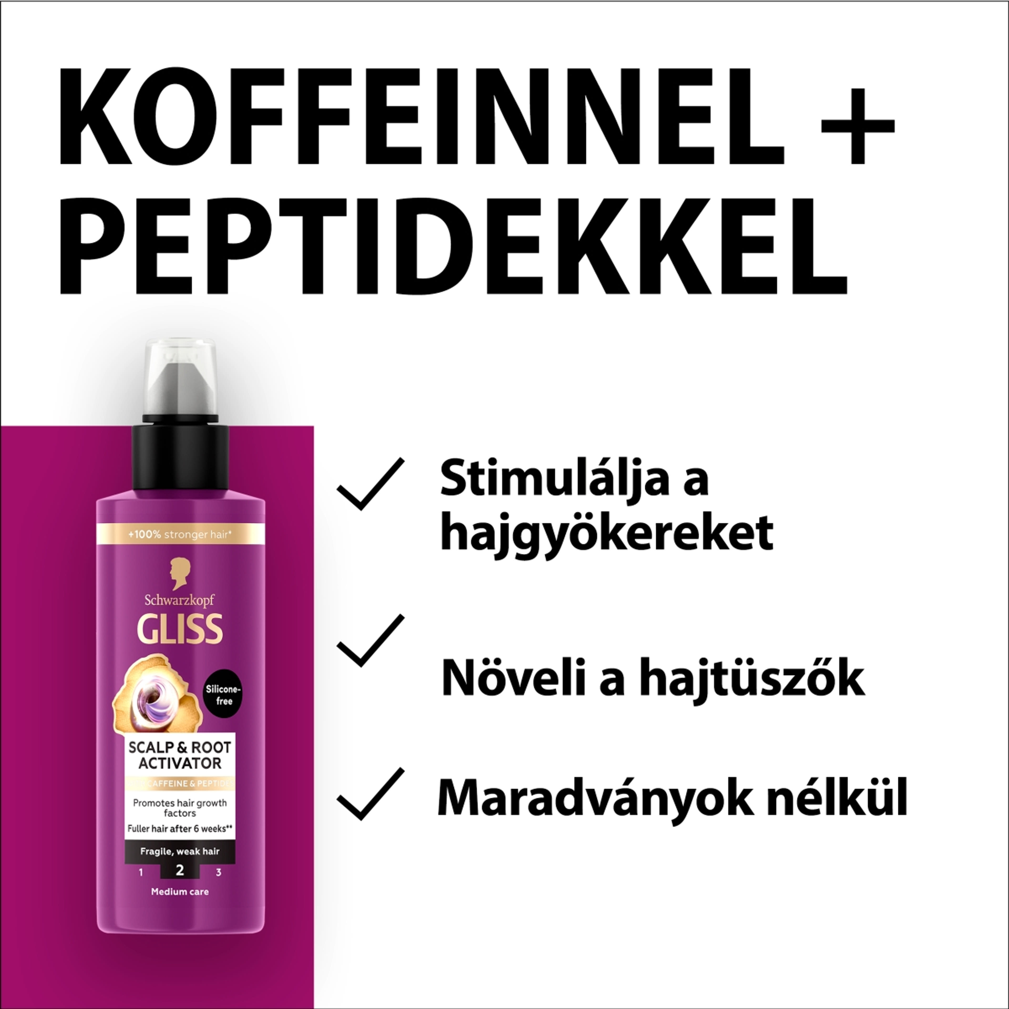 Gliss Full Hair Wonder fejbőr & hajhagyma aktiváló szérum  - 100 ml-3