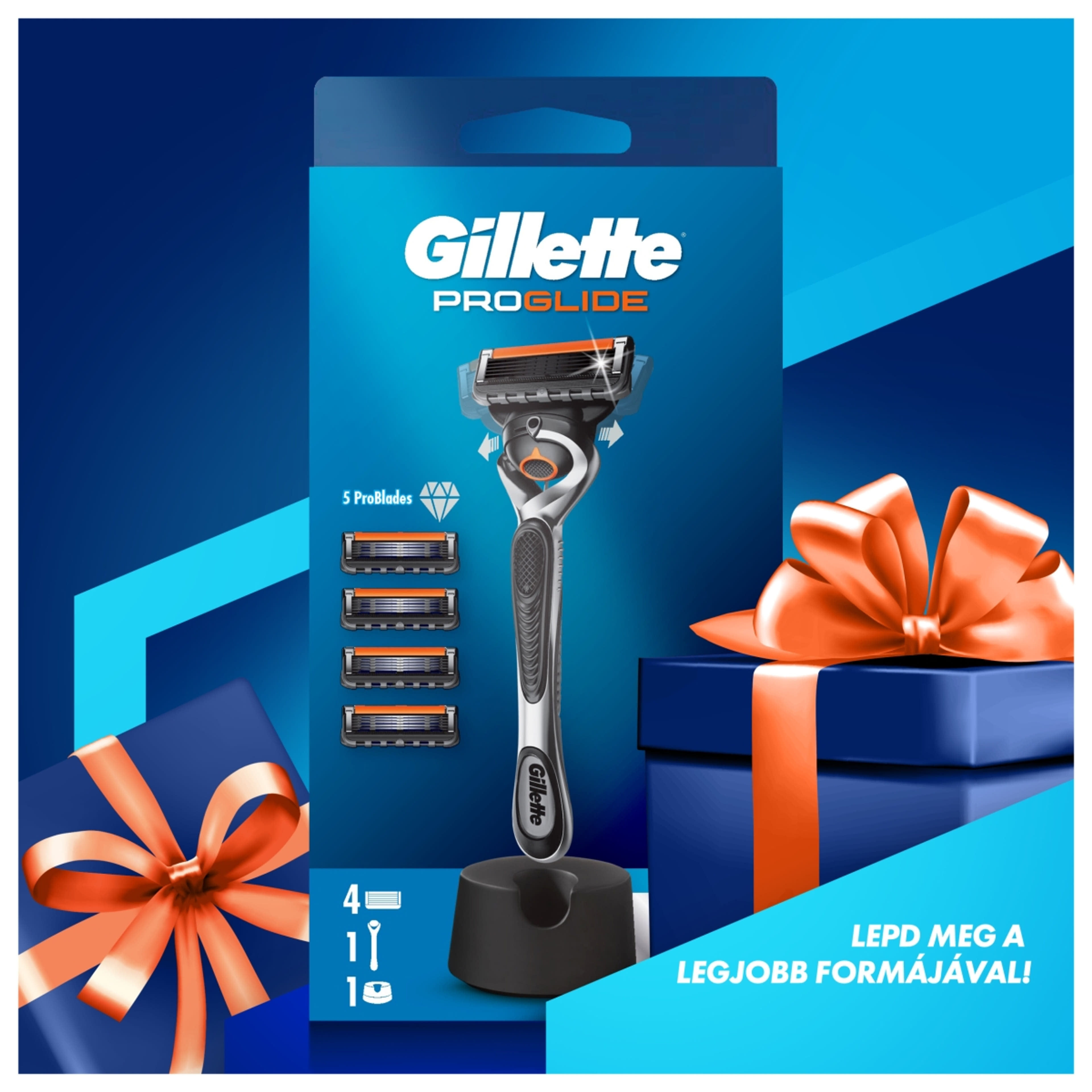 Gillette ProGlide férfi borotva + 5 db borotvabetéttel - 1 db-4
