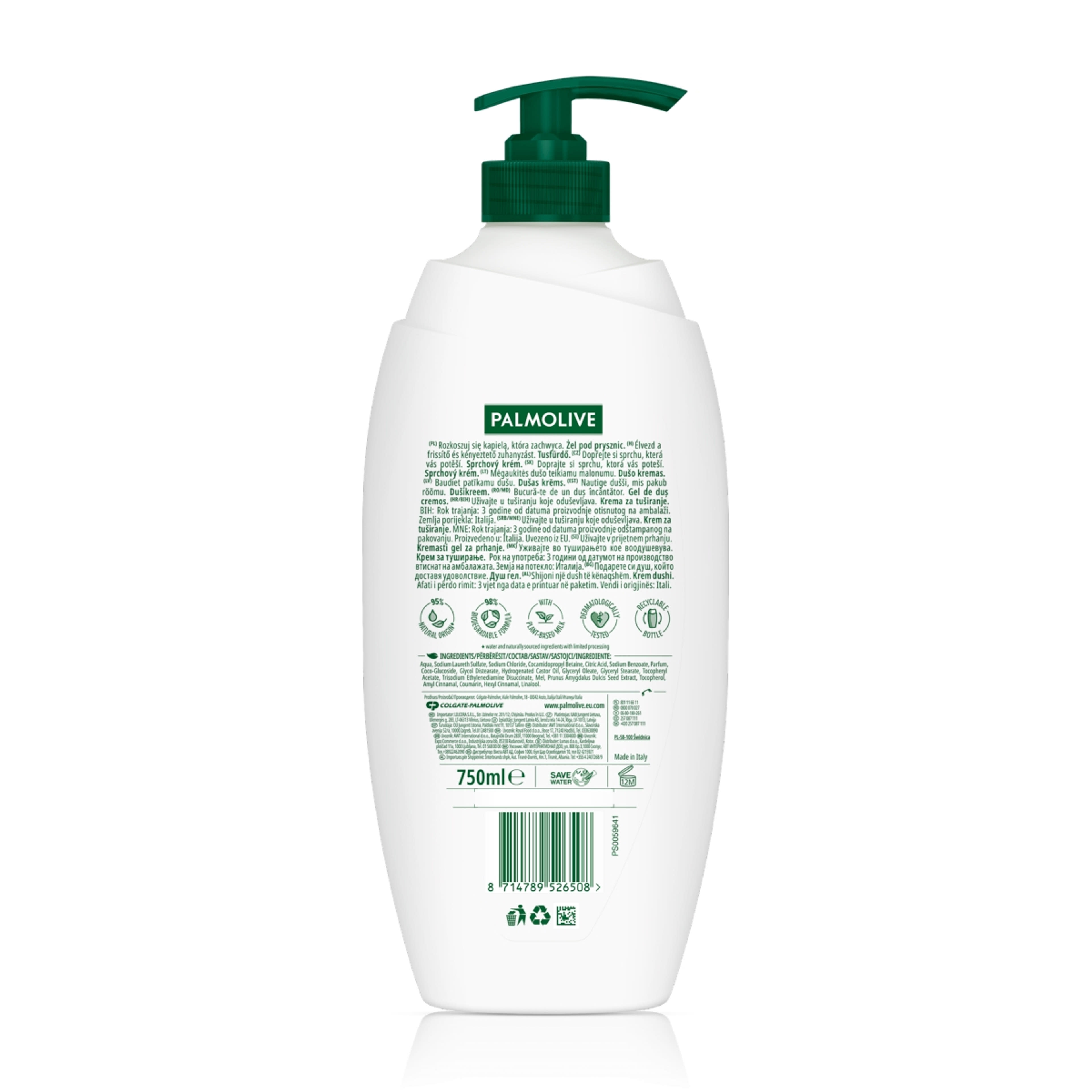 Palmolive Naturals Milk & Honey pumpás tusfürdő - 750 ml-3