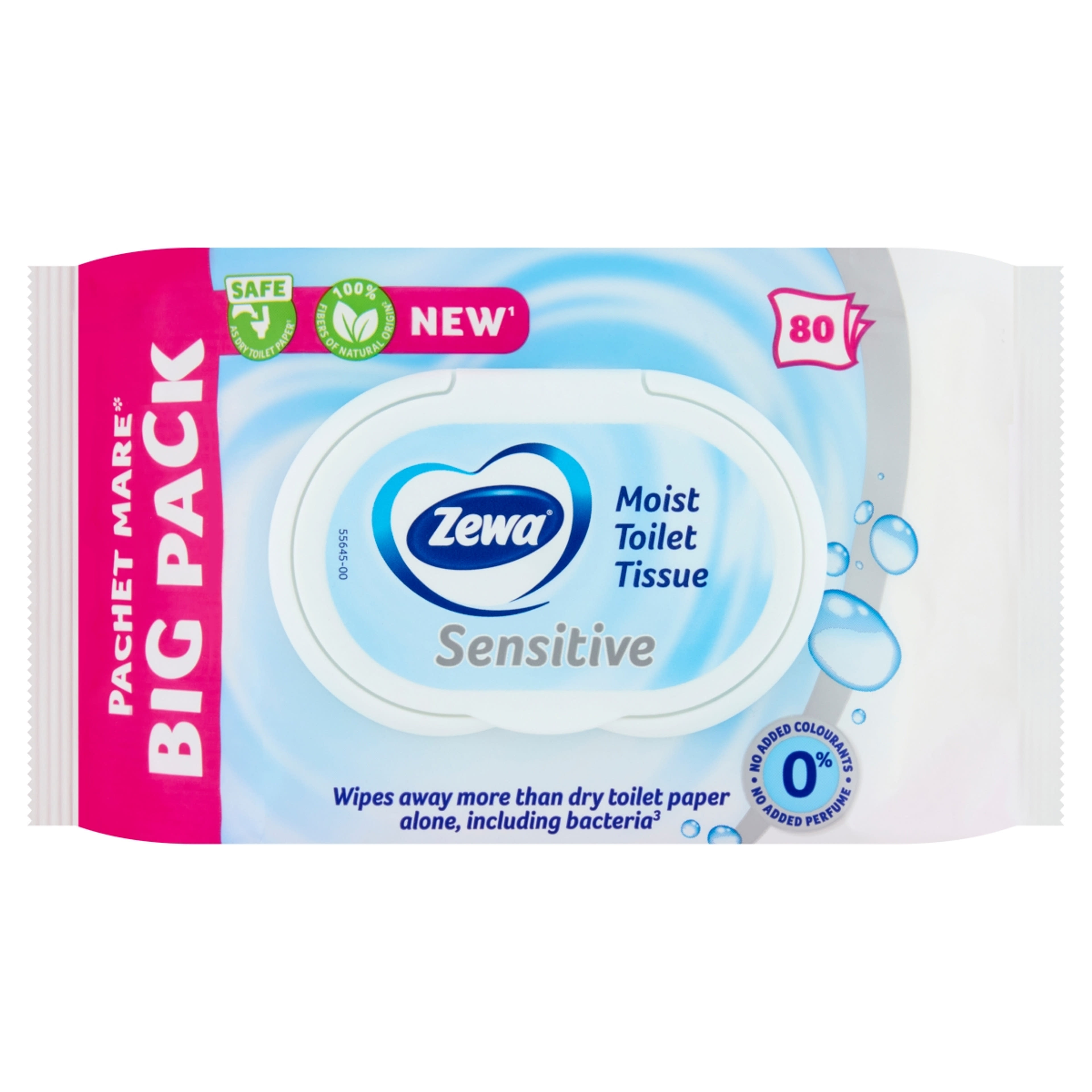 Zewa Sensitive BigPack nedves toelettpapír - 80 db-1