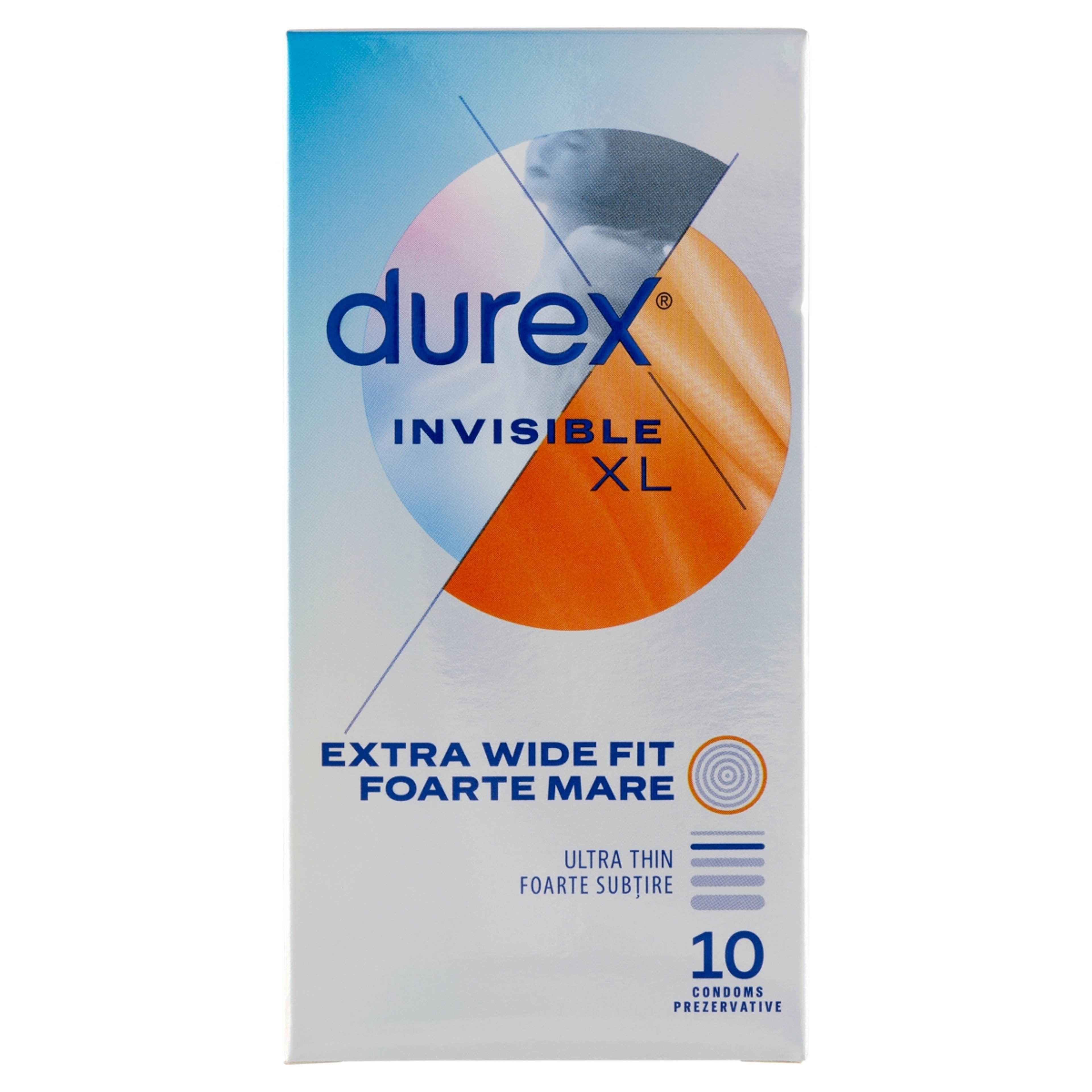 Durex Invisible XL óvszer - 10 db