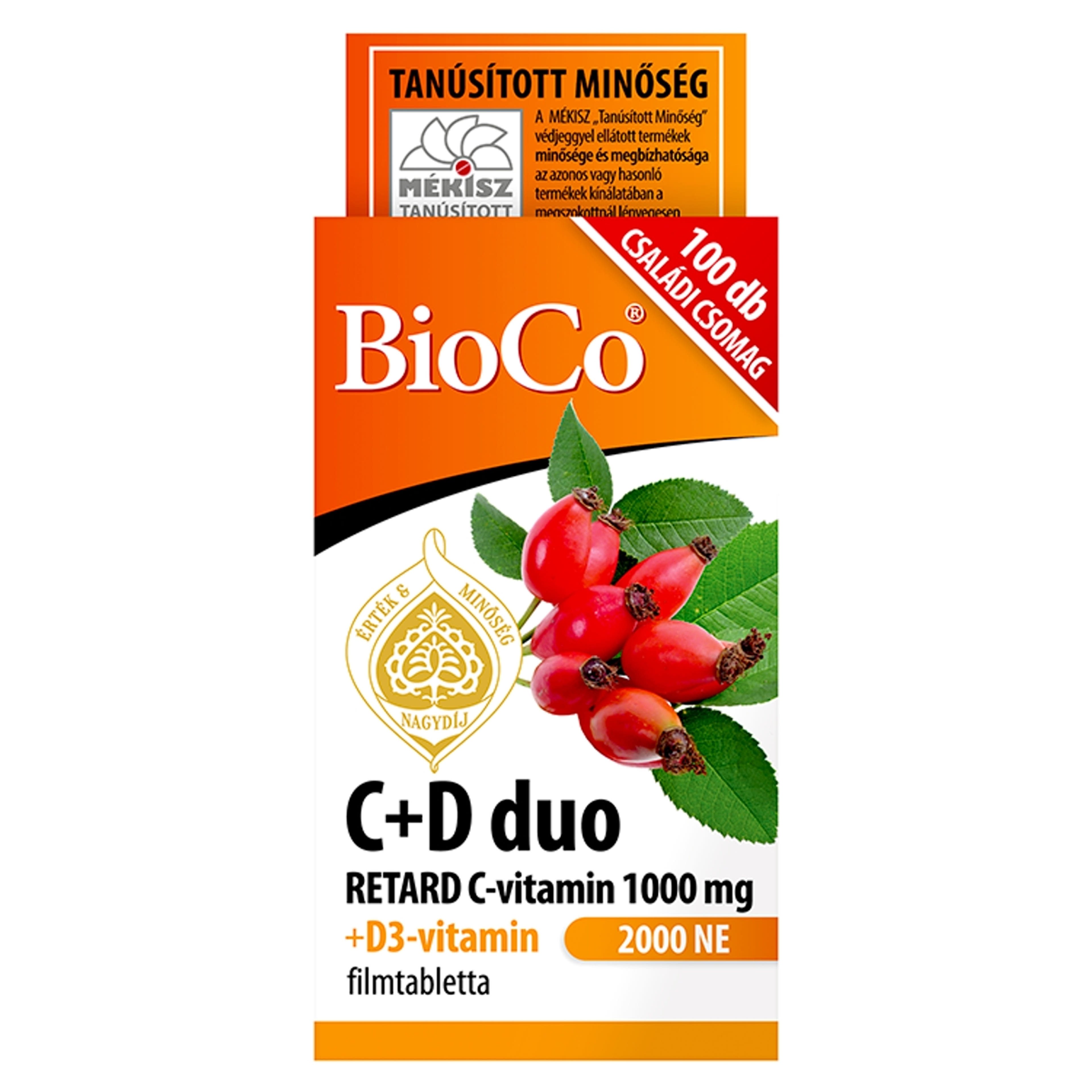 BioCo C+D duo 2000 NE filmtabletta - 100 db-1
