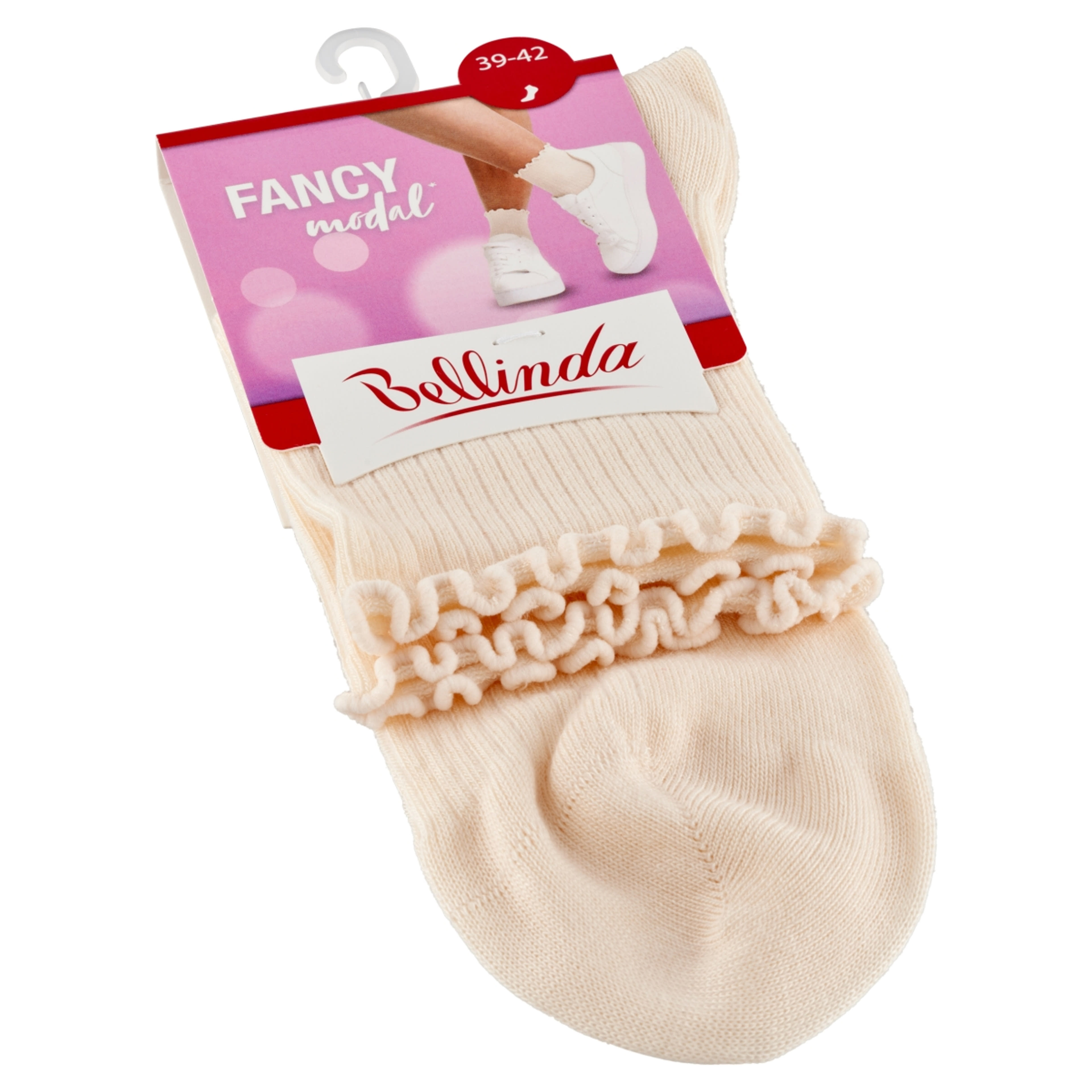Bellinda fancy Modal női zokni 39-42 /krémszínű - 1 db-2