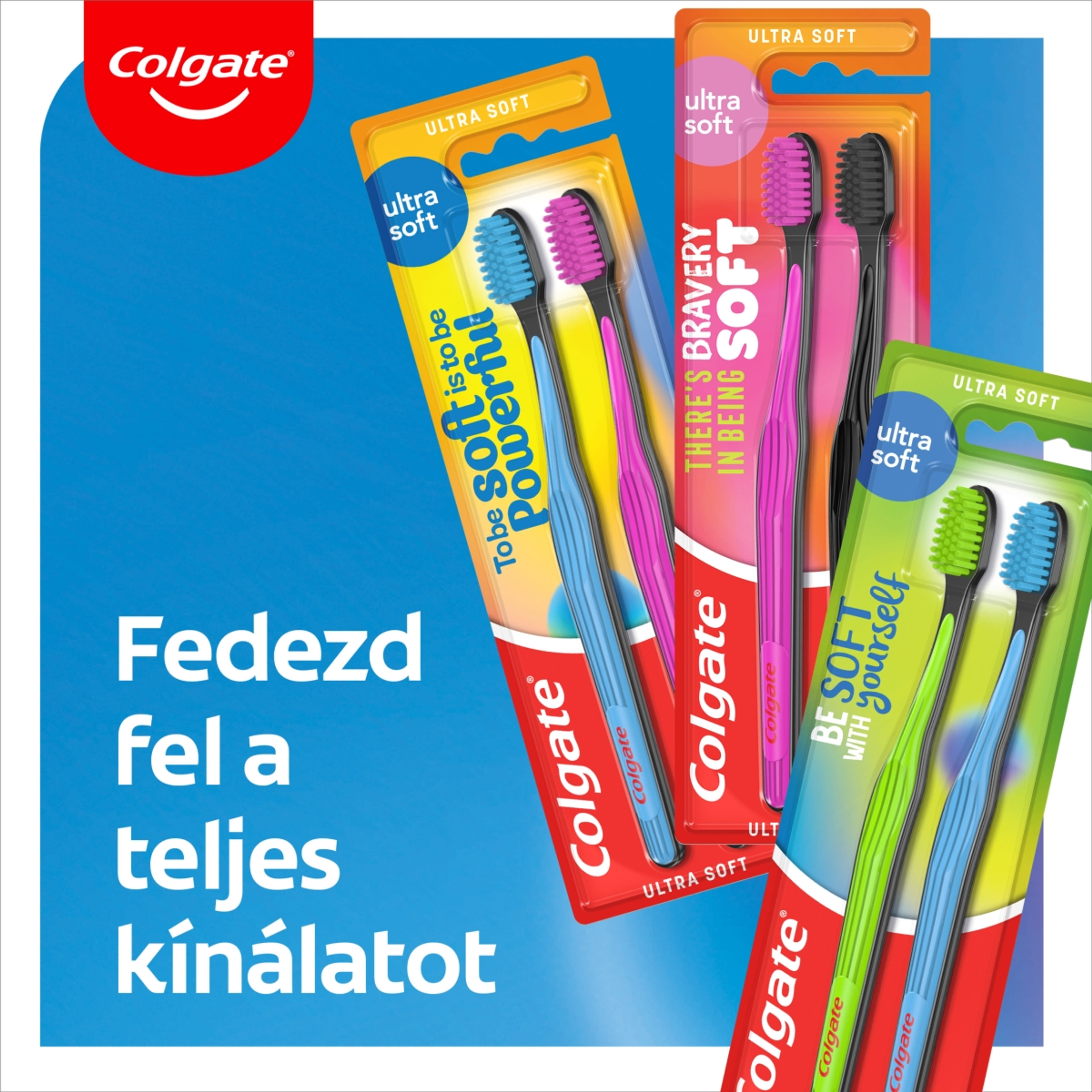 Colgate Ultra Soft lágy fogkefe - 2 db-9