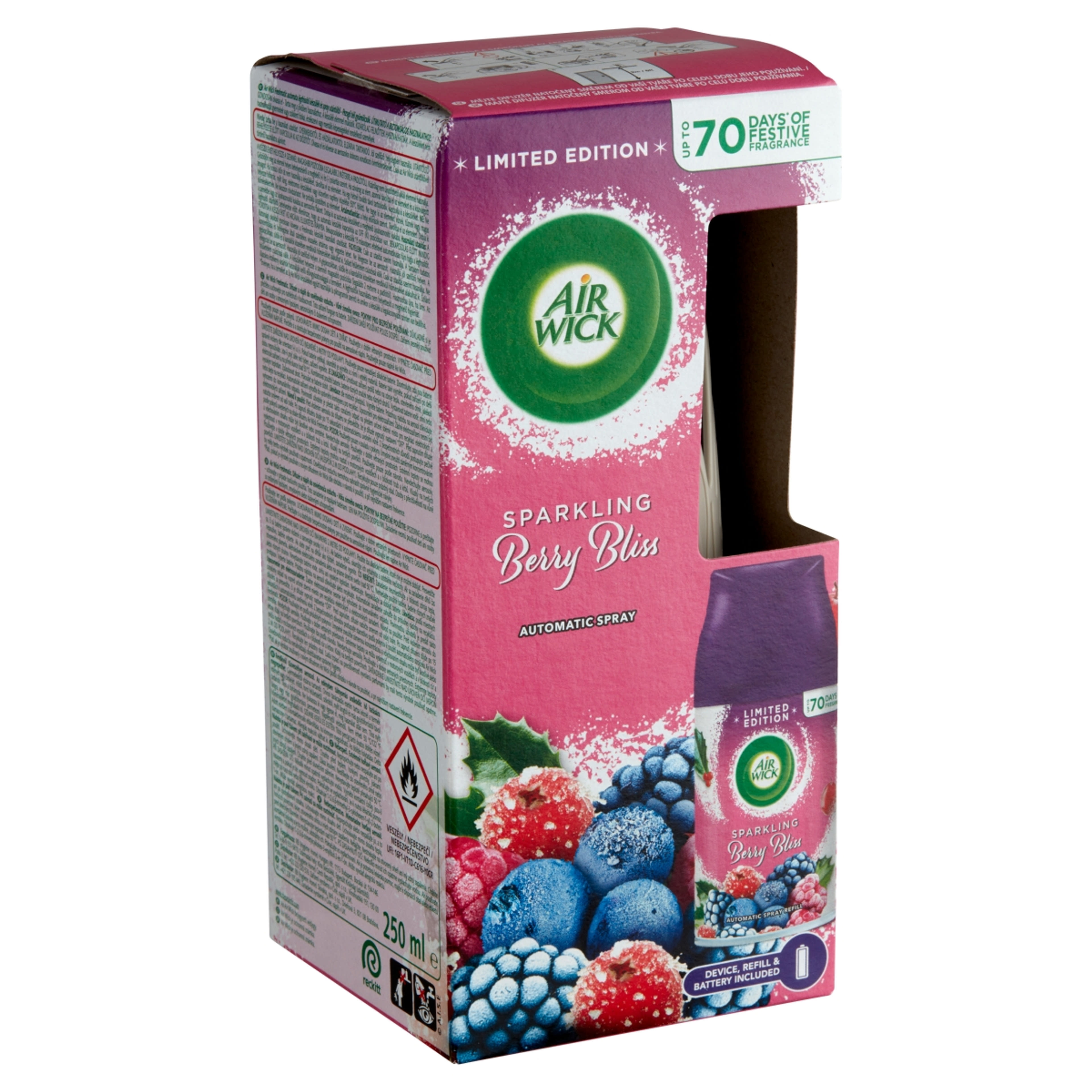 Air Wick Sparkling Berry Bliss elemes légfrissítő készülék - 250 ml-2